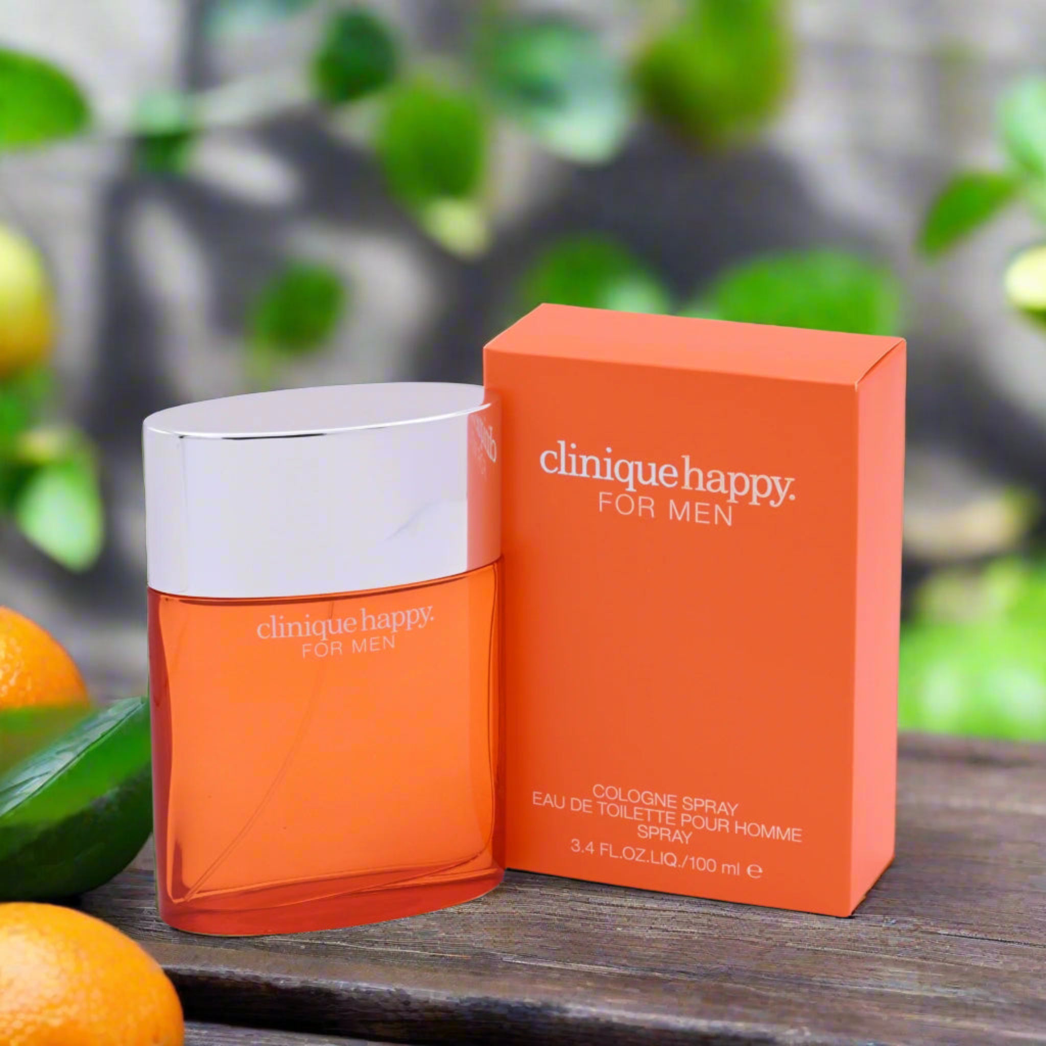 CLINIQUE HAPPY by Clinique Cologne for Men EDT 3.4 oz New in Box