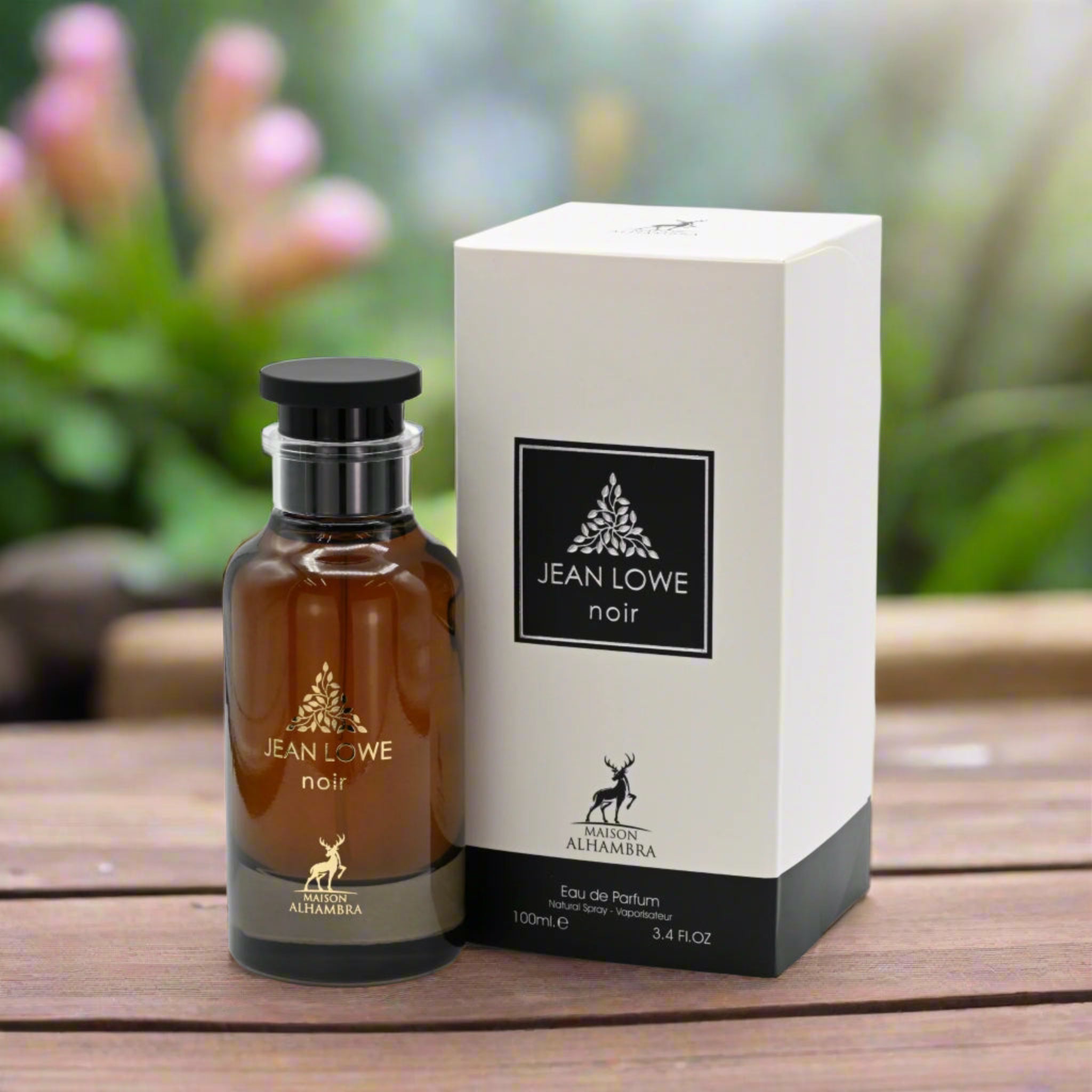 Jean Lowe Noir by Maison Alhambra for unisex EDP 3.3 / 3.4 oz New in Box