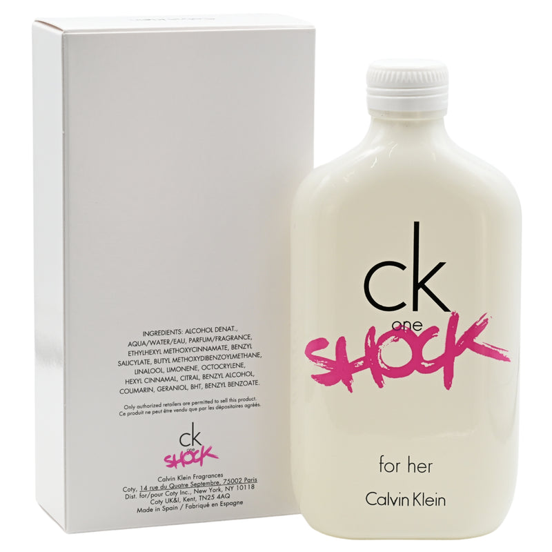 CK One Shock by Calvin Klein for Her EDT 6.7 oz 6.8 NEW in BOX