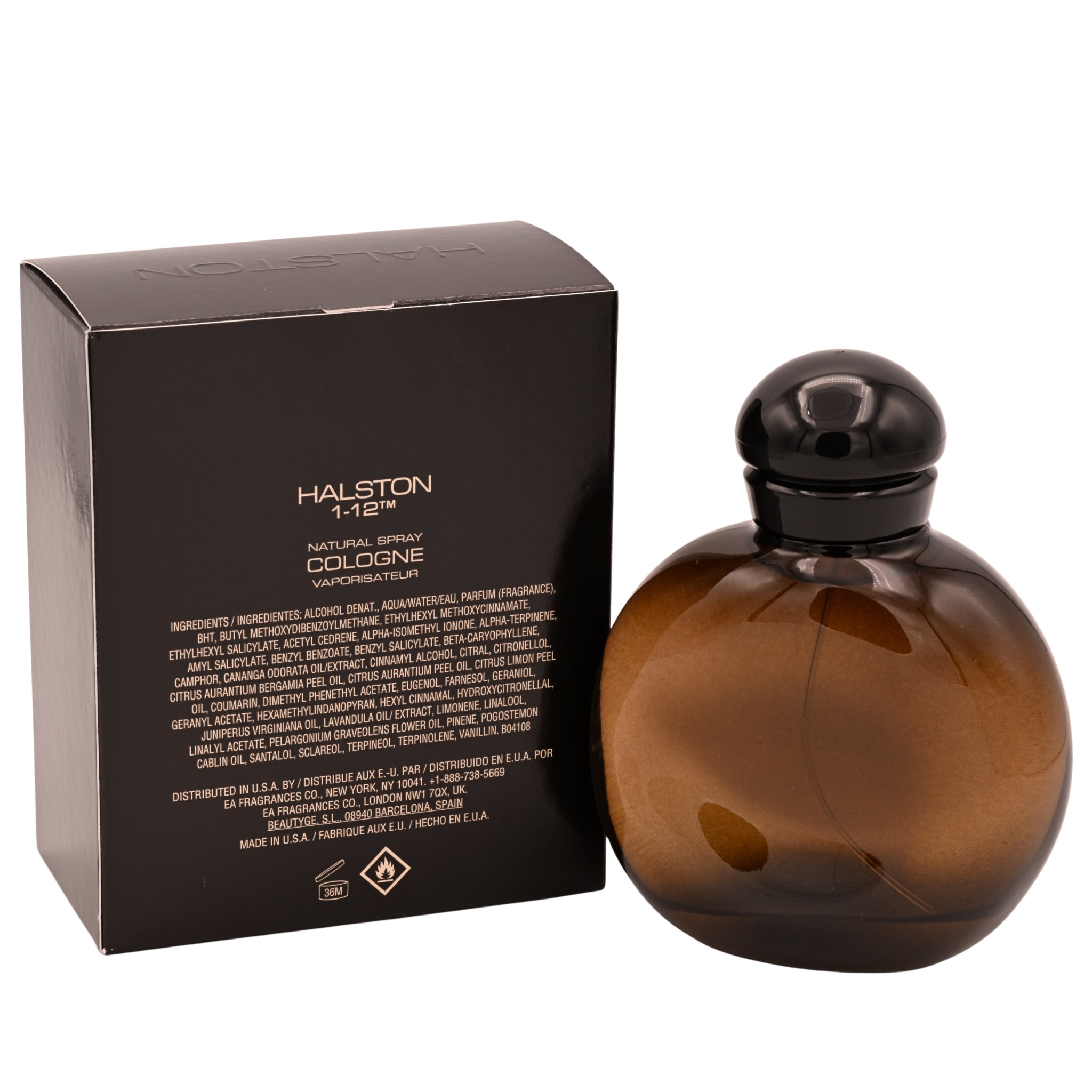 HALSTON 1-12 Cologne 4.2 oz Spray for Men New in Box I 12