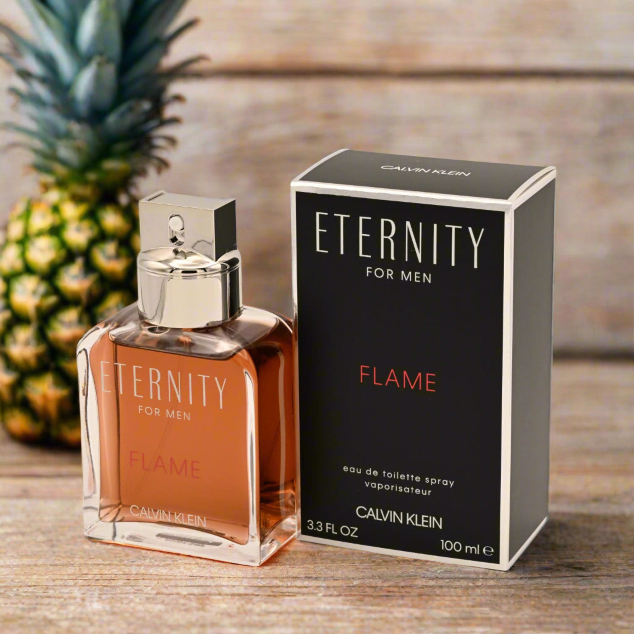 ETERNITY FLAME by Calvin Klein cologne for Men EDT 3.3 / 3.4 oz New in Box