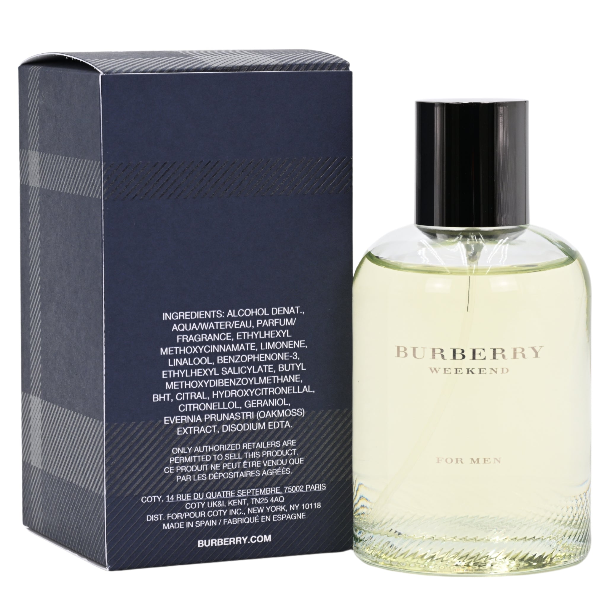 BURBERRY WEEKEND for Men Cologne edt 3.3 oz / 3.4 oz New in Box Sealed