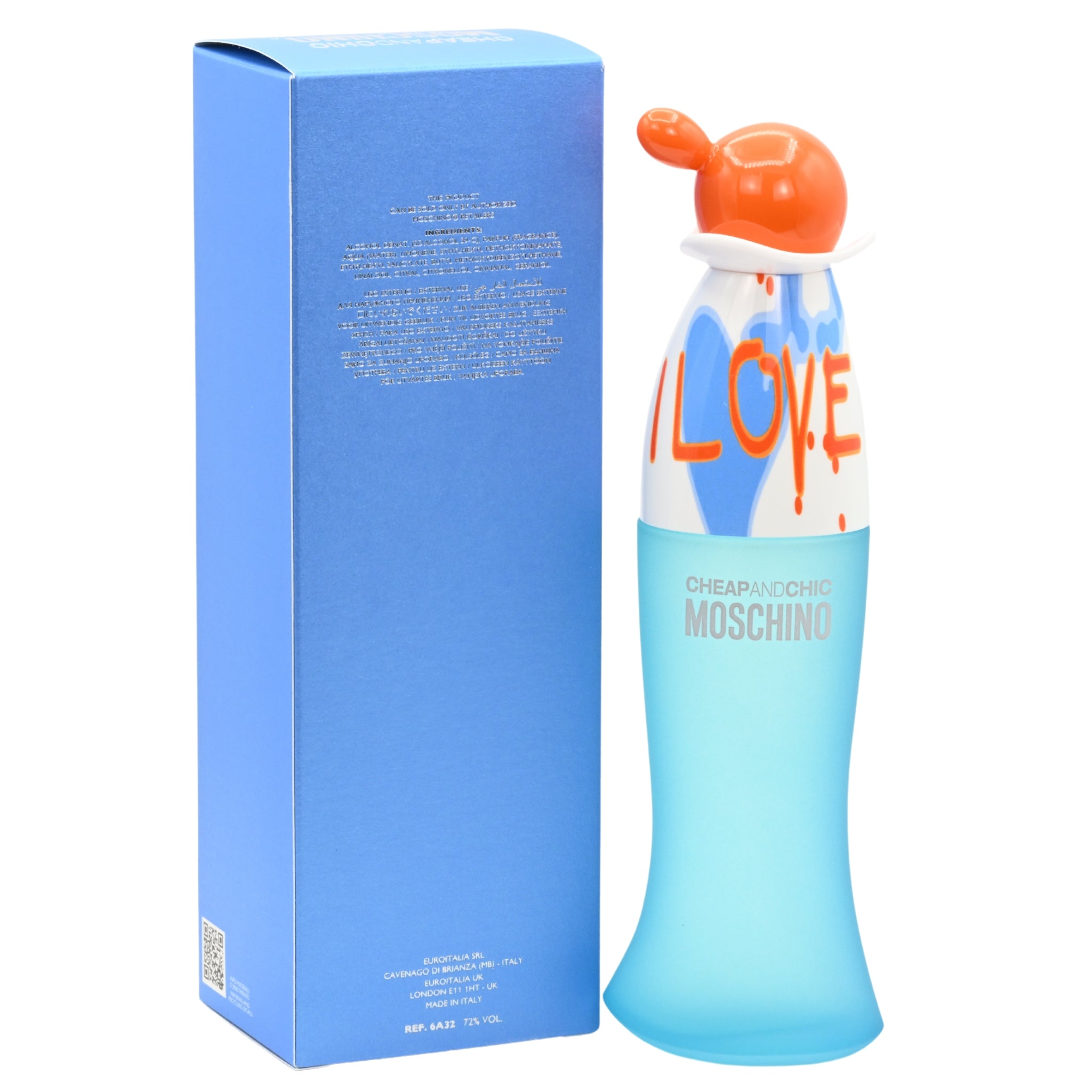 I Love Love Perfume by Moschino 3.4 oz edt for Women New in Box Sealed