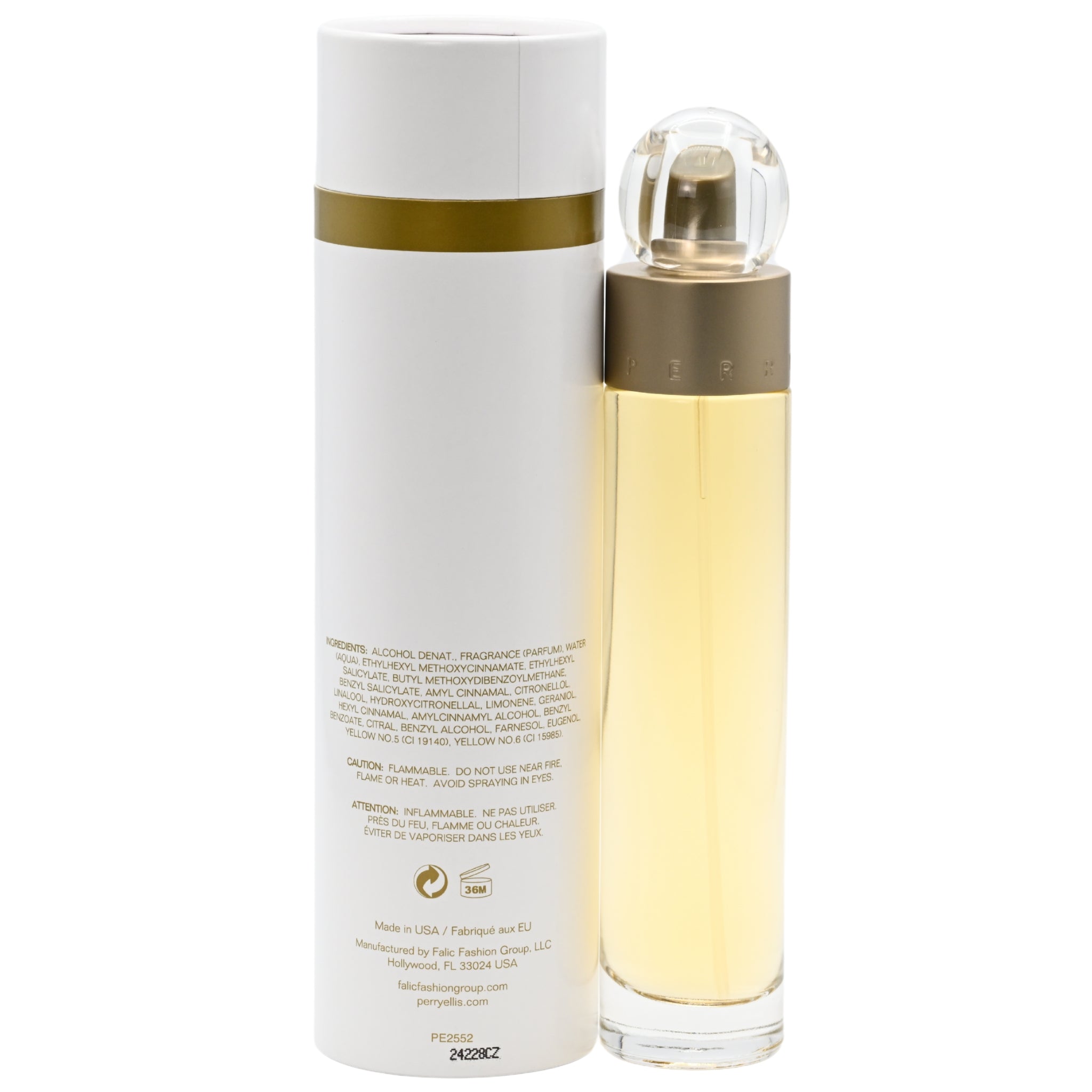 360 by Perry Ellis Perfume 3.3 / 3.4 oz Spray for Women edt NEW IN BOX