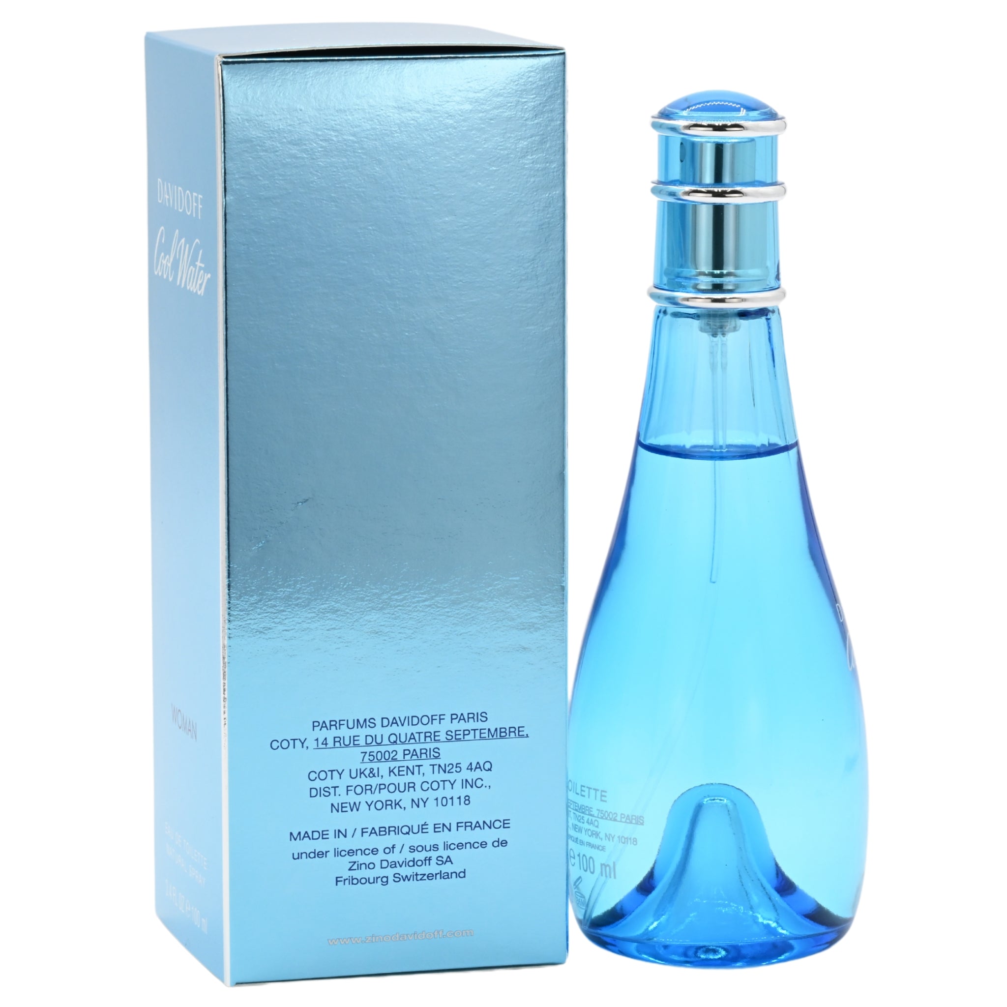 COOL WATER by Davidoff Perfume 3.3 / 3.4 oz EDT For Women New in Box