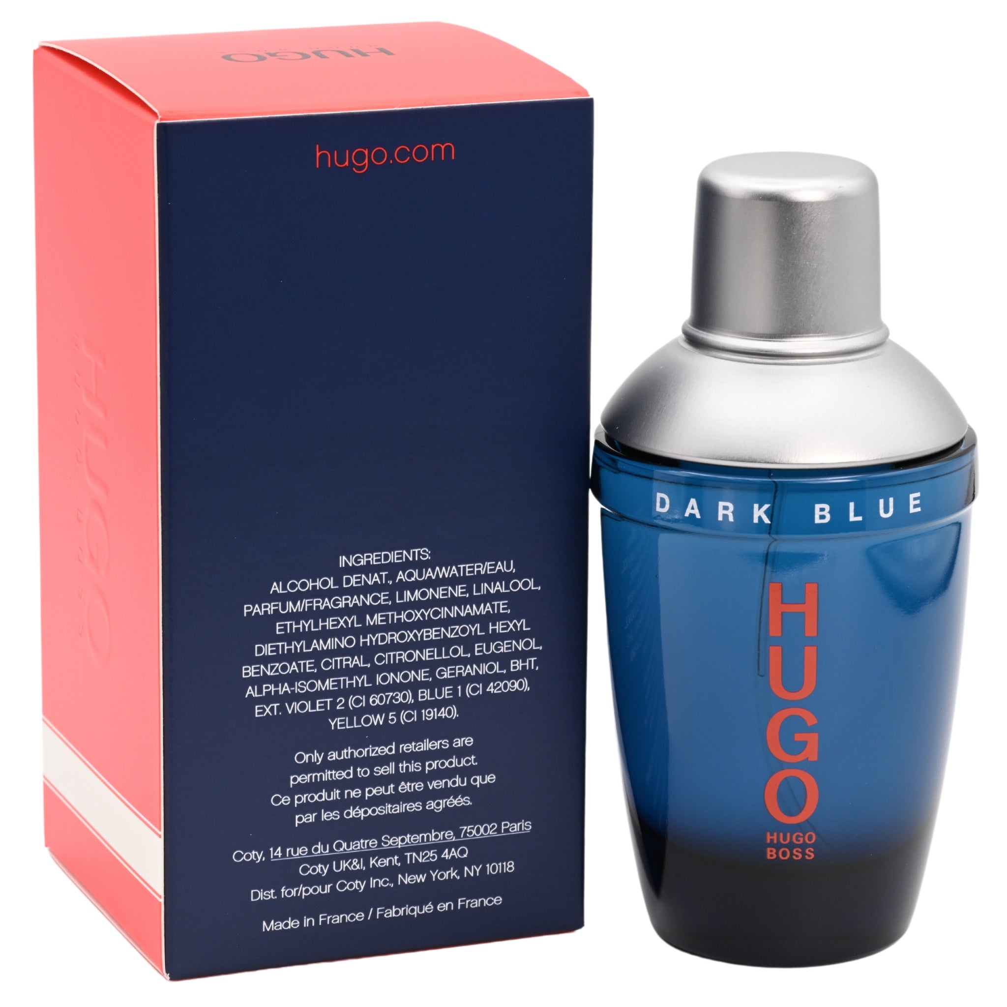 Dark Blue by Hugo Boss cologne for men EDT 2.5 oz New in Box