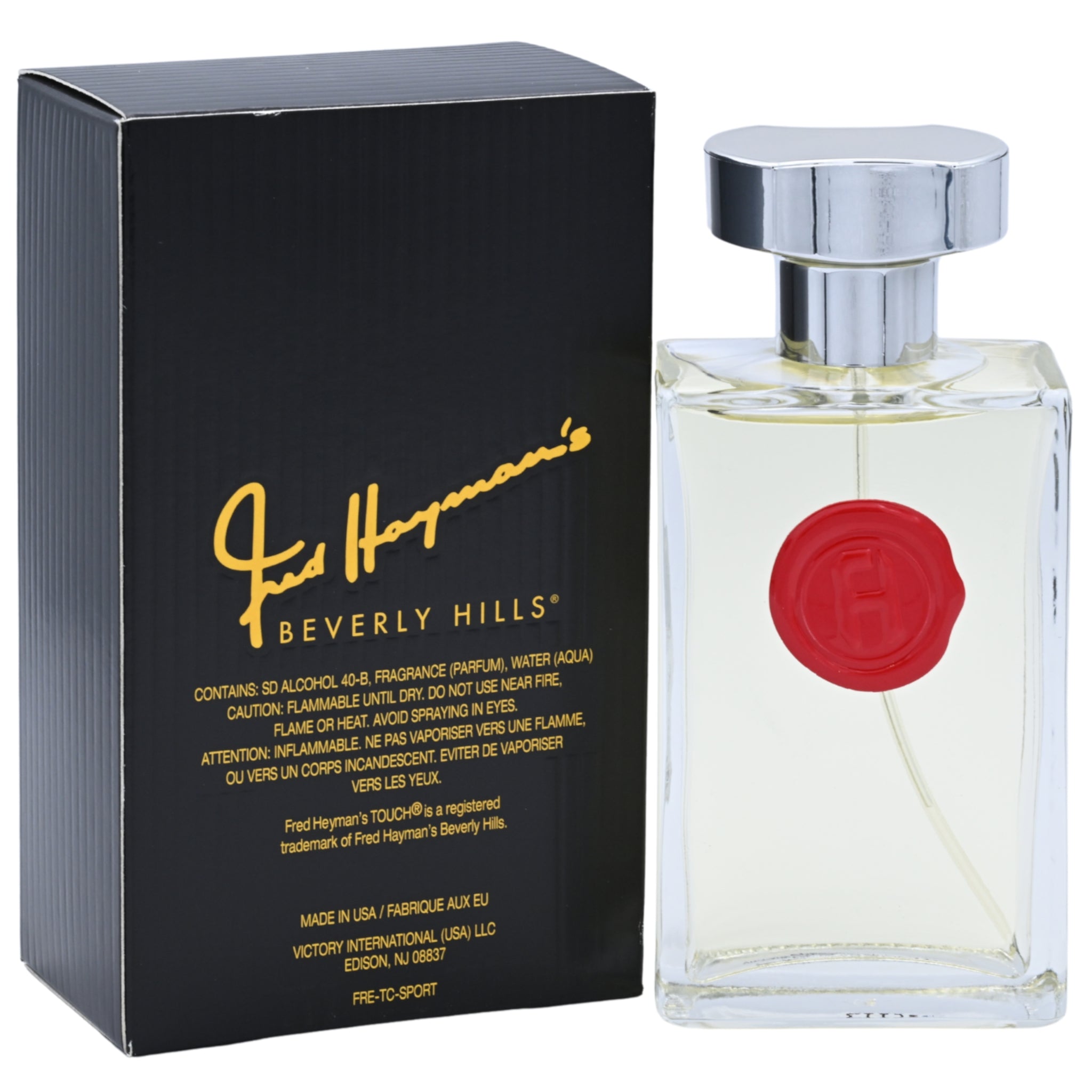 TOUCH by Fred Hayman Pour Homme 3.3 / 3.4 oz men cologne edt New in Box
