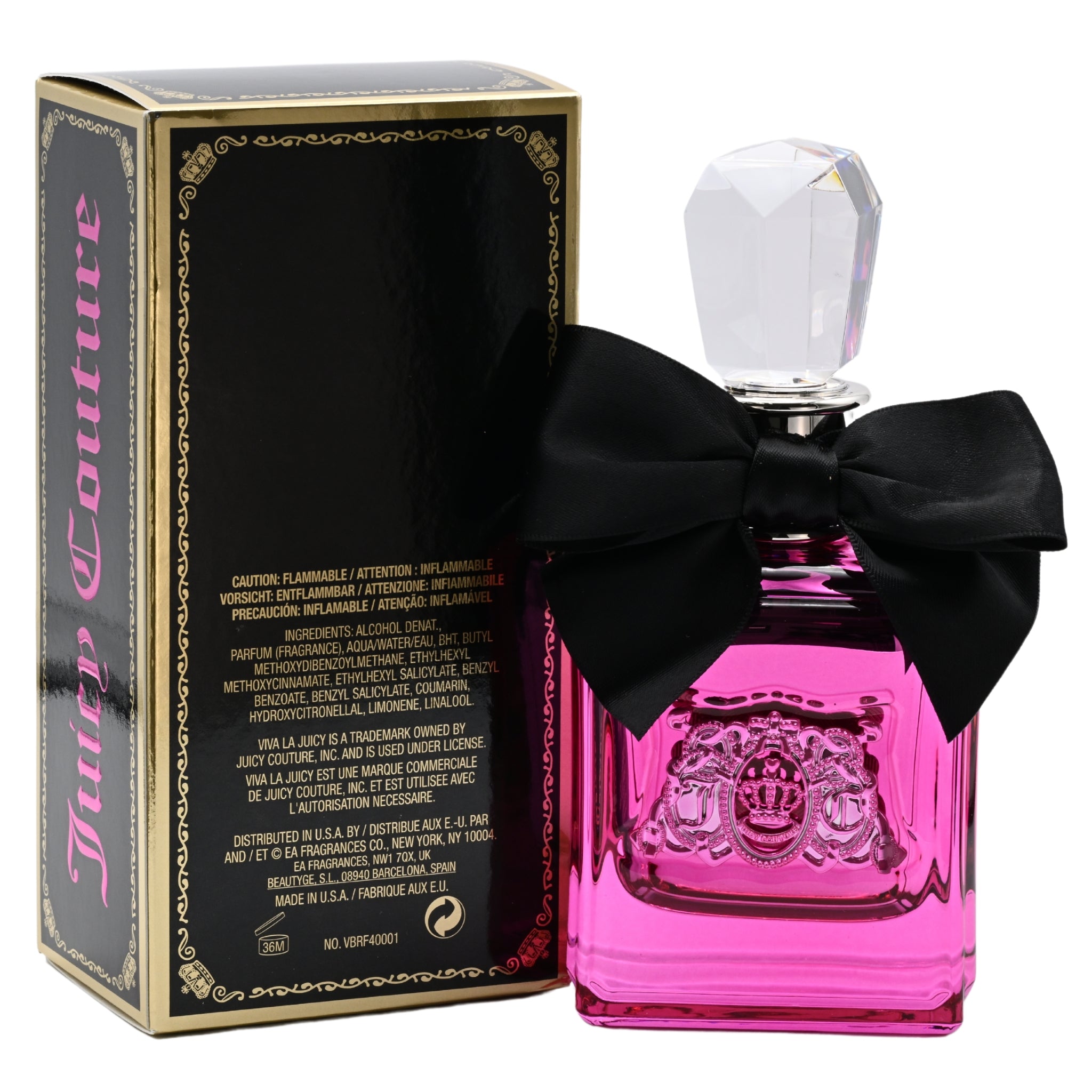 VIVA LA JUICY NOIR by Juicy Couture Perfume Women 3.4 oz edp 3.3 New in Box - 3.4 oz / 100 ml
