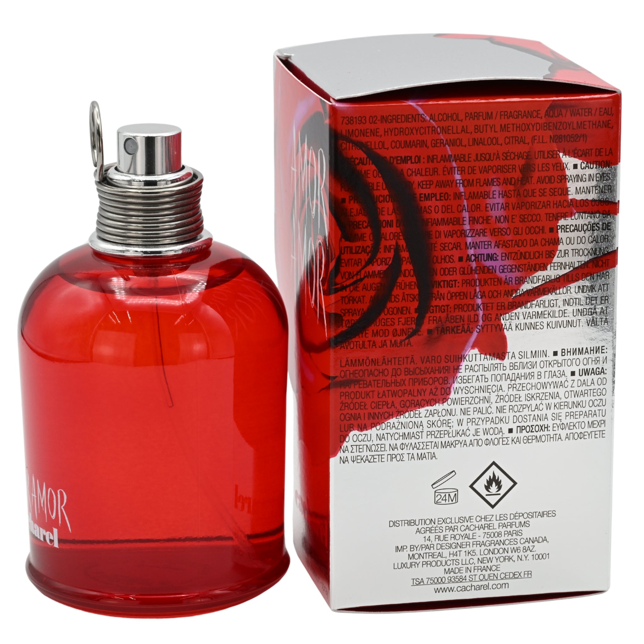 AMOR AMOR by Cacharel Perfume 3.3 / 3.4 oz EDT For Women New in Box