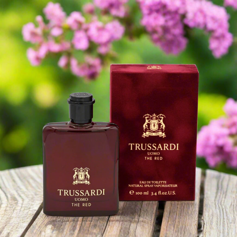 TRUSSARDI UOMO THE RED by Krizia cologne for men EDT 3.3 / 3.4 oz New in Box