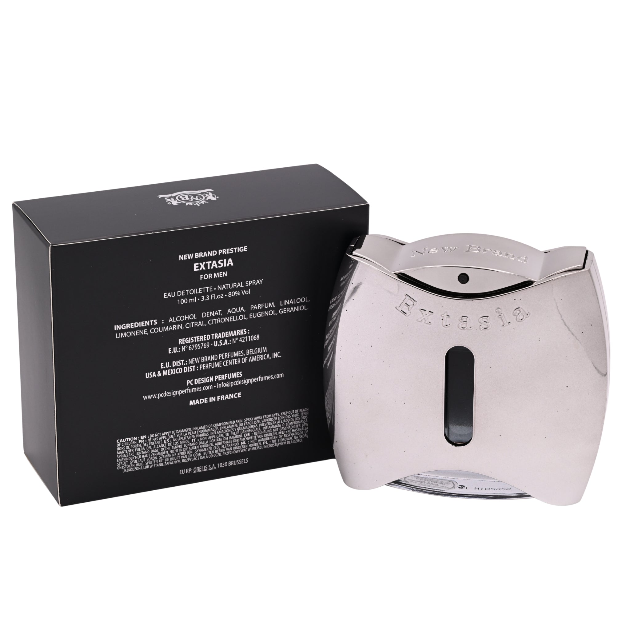 Prestige Extasia by New Brand cologne for men EDT 3.3 /3.4 oz New In Box