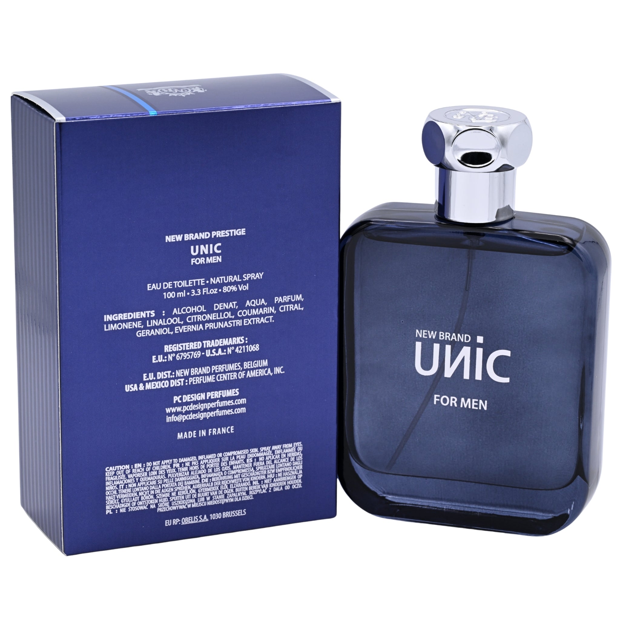 Unic by New Brand cologne for men EDT 3.3 / 3.4 oz New In Box