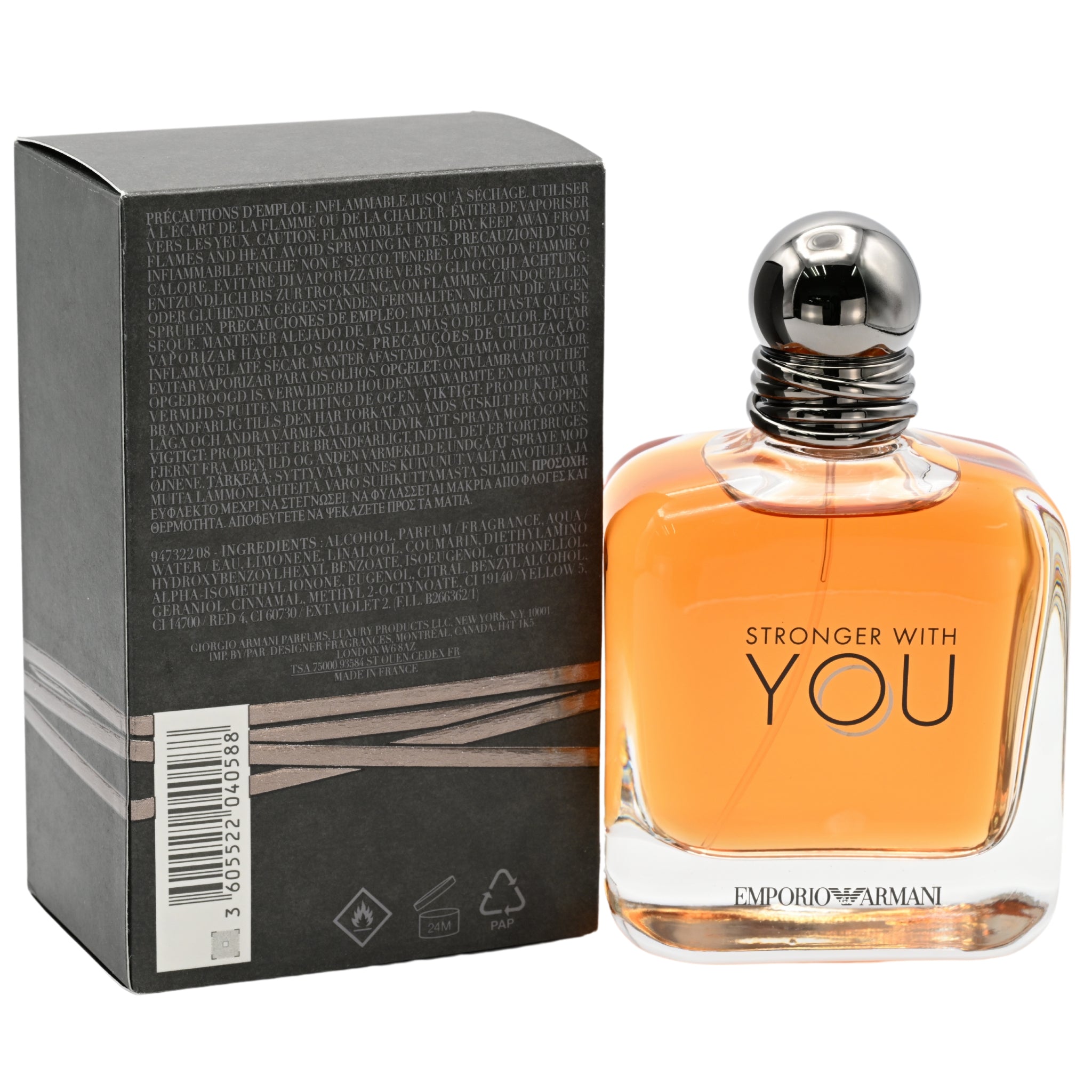Stronger With You by Giorgio Armani cologne for men EDT 3.3  / 3.4 oz New in Box