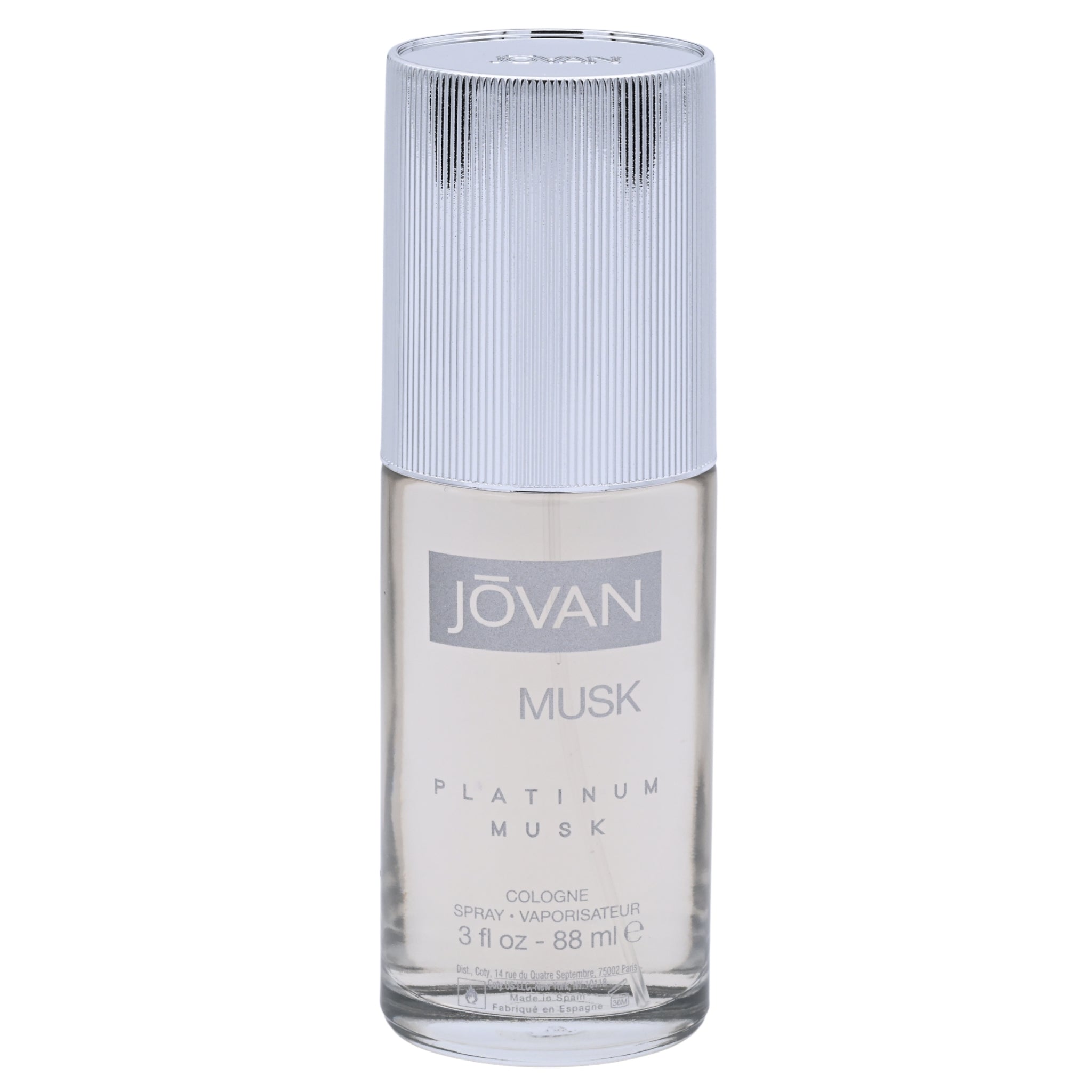 Jovan Platinum Musk by Jovan cologne for men EDC 3.0 oz New in Box