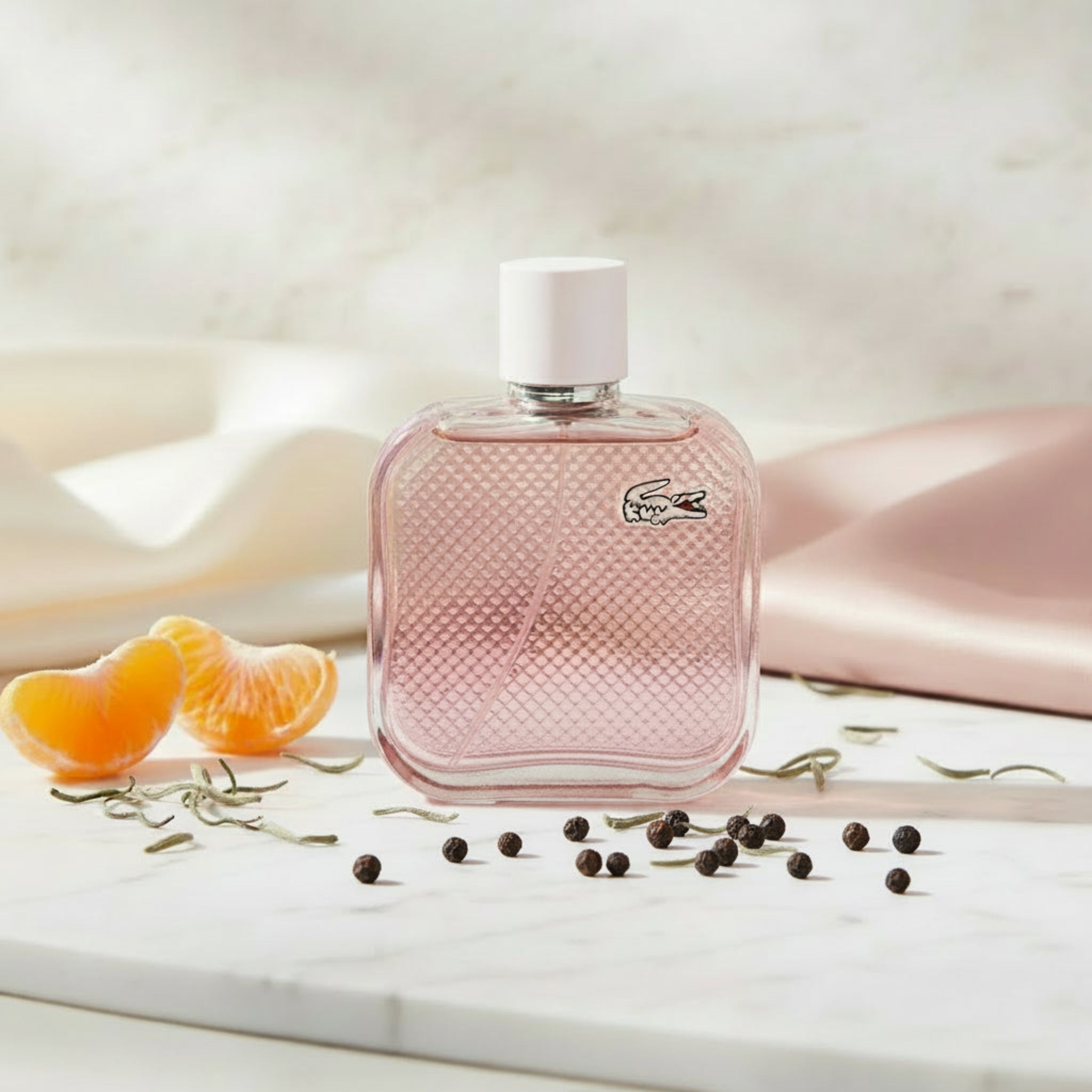 LACOSTE L.12.12 ROSE 100ml 香水 ほぼ未使用 Women's Lacoste L.12.12 Rose Intense Style Eau De Parfum Spray