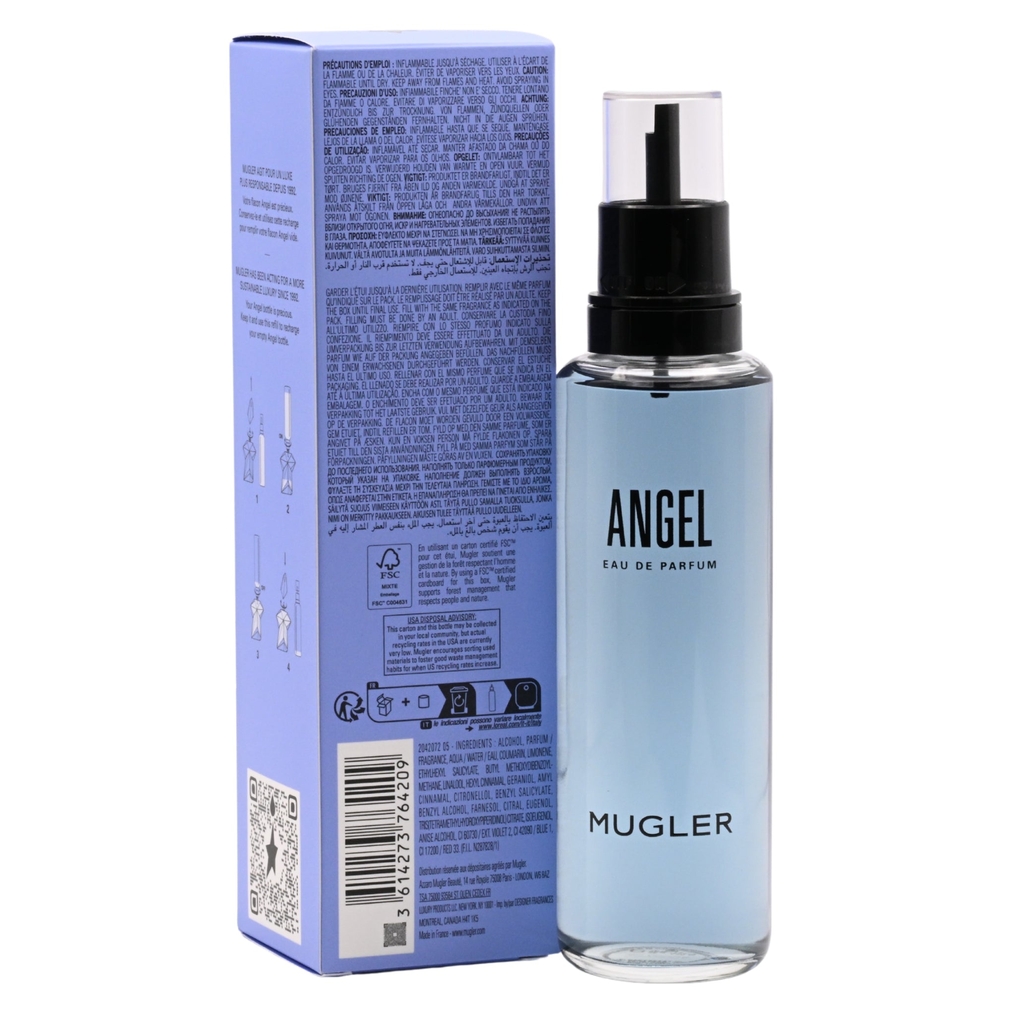 Angel (Refill Bottle) by Thierry Mugler perfume EDP 3.3 / 3.4 oz New in Box