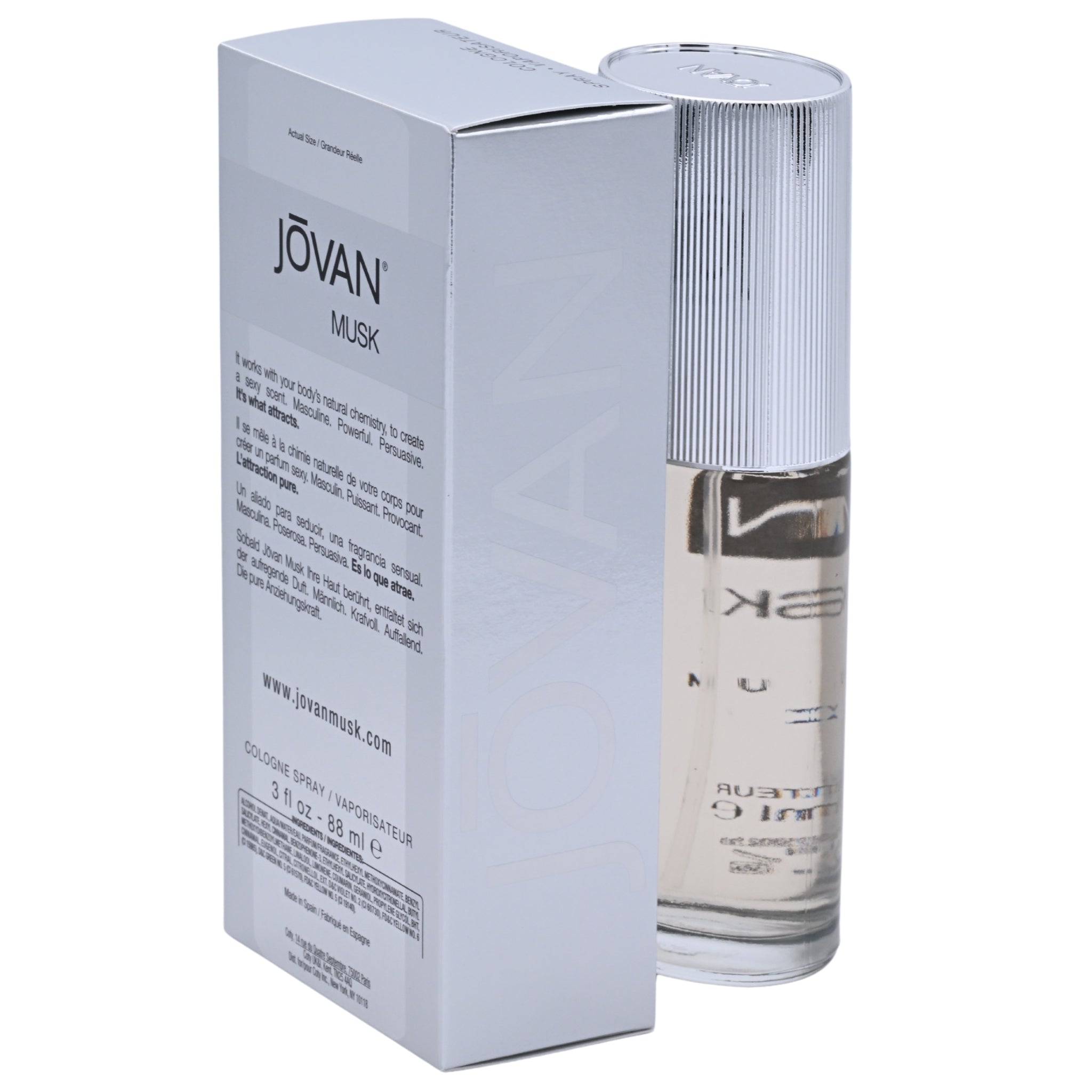 Jovan Platinum Musk by Jovan cologne for men EDC 3.0 oz New in Box