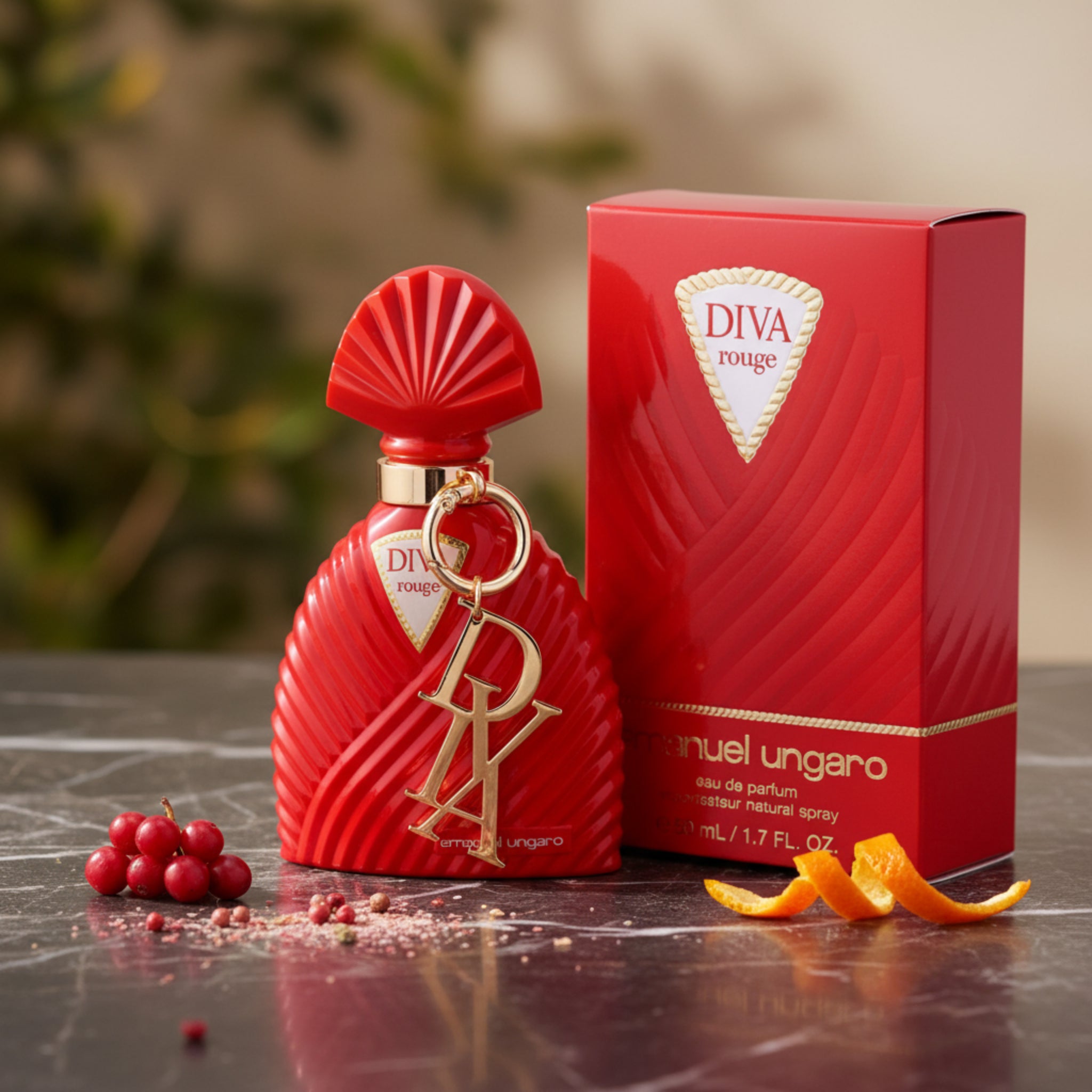 Emanuel Ungaro Diva Rouge Eau de Parfum Spray for Women 1.7 oz (50 ml)