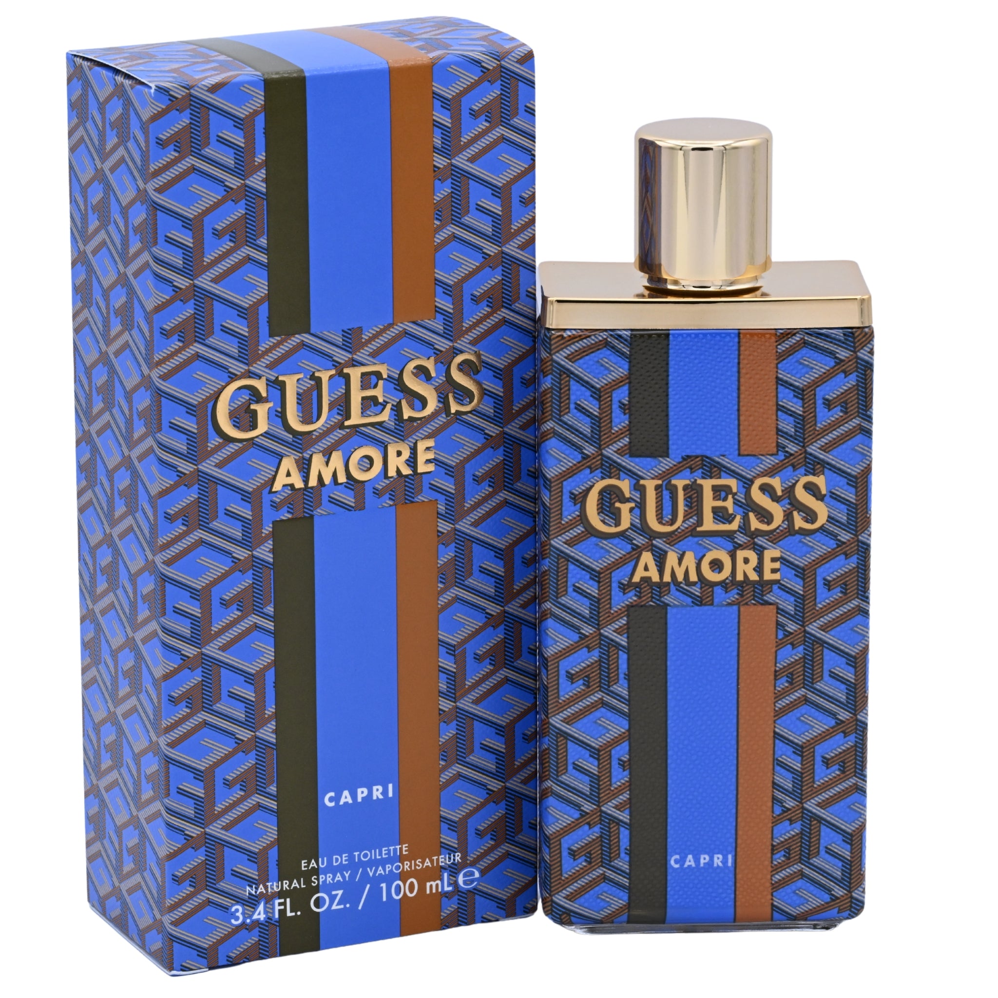 Guess Amore Capri Eau de Toilette (EDT) Unisex Spray 3.4 oz New in Retail Box