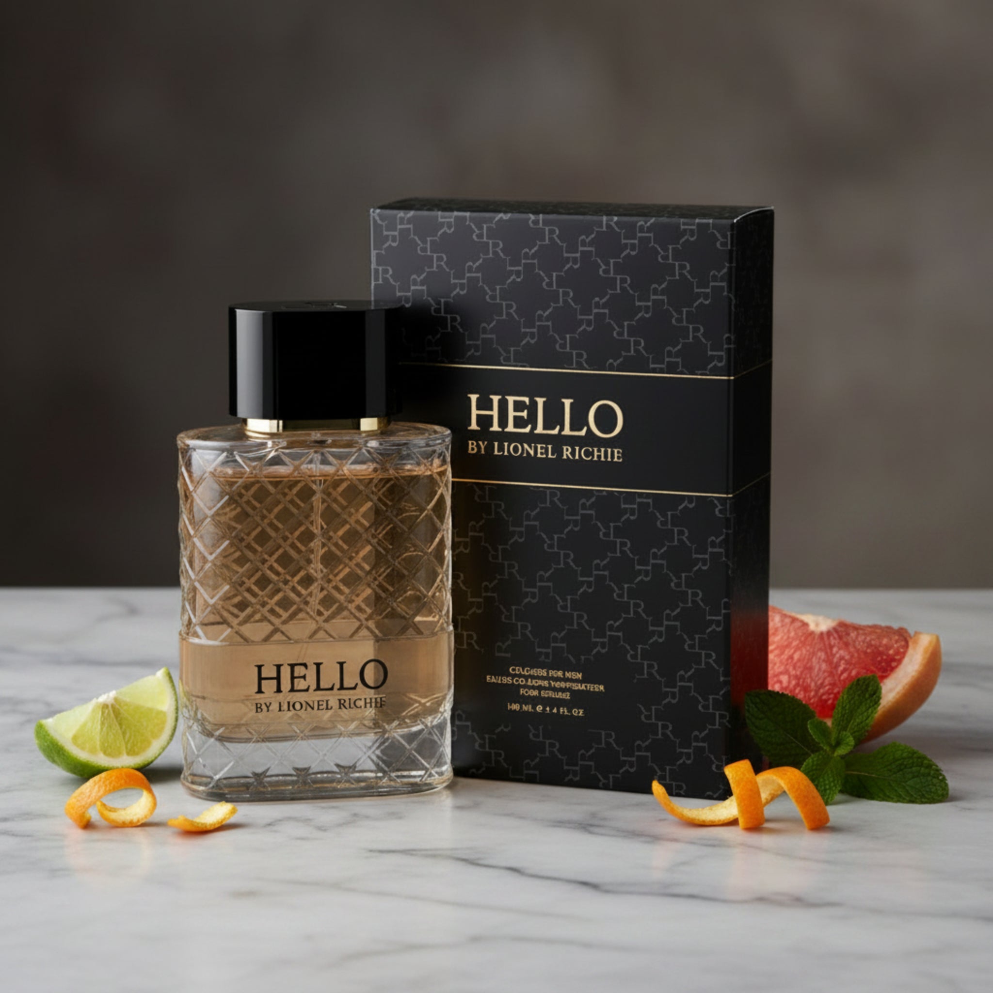 Lionel Richie Hello Eau de Cologne (EDC) Spray for Men 3.4 oz New Retail Box