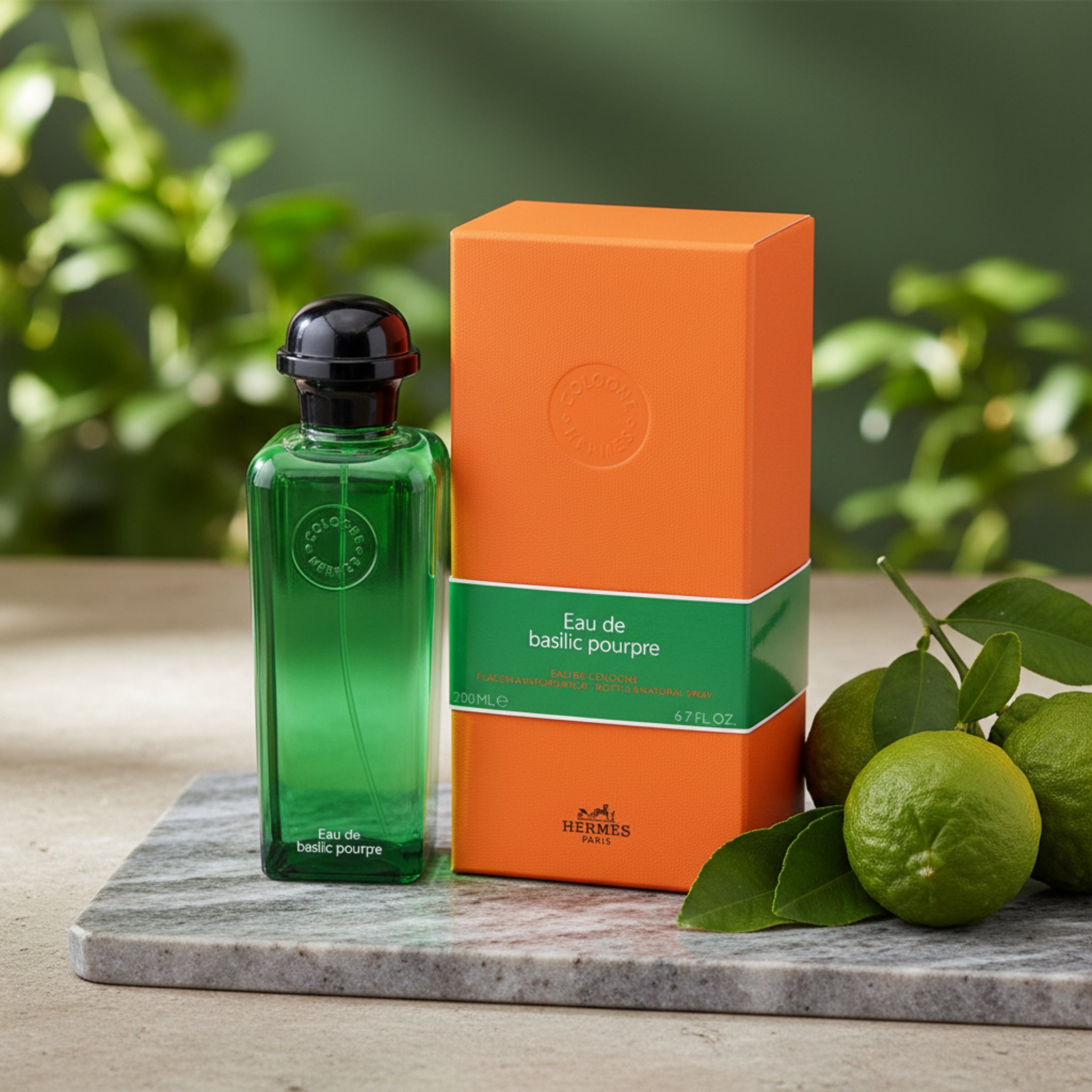 Hermes Eau De Basilic Pourpre EDC Spray Unisex 6.7 oz 200ml New Box