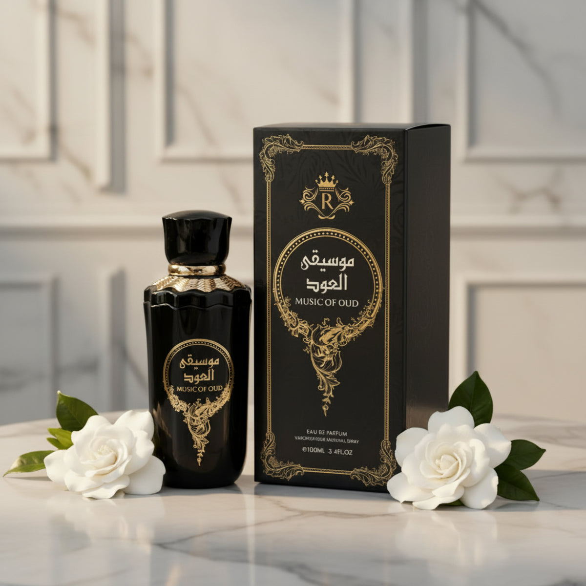Risala Music of Oud Eau de Parfum Spray for Men 3.4 oz (100 ml) New Retail Box
