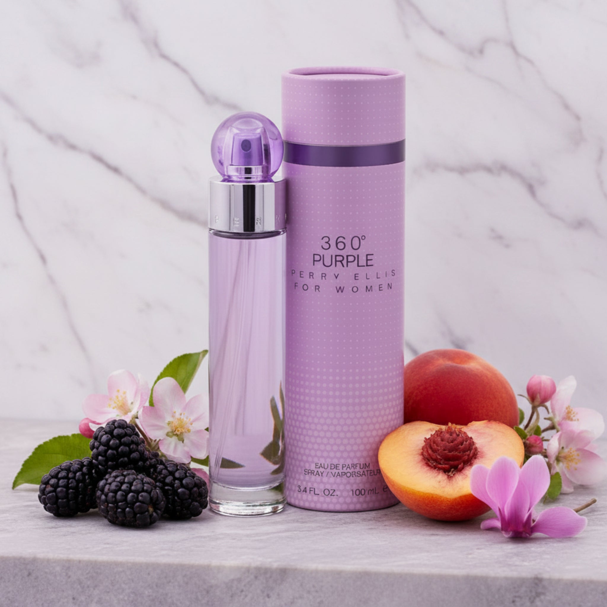 360 Purple by Perry Ellis Women EDP 3.3/3.4 oz New in Box