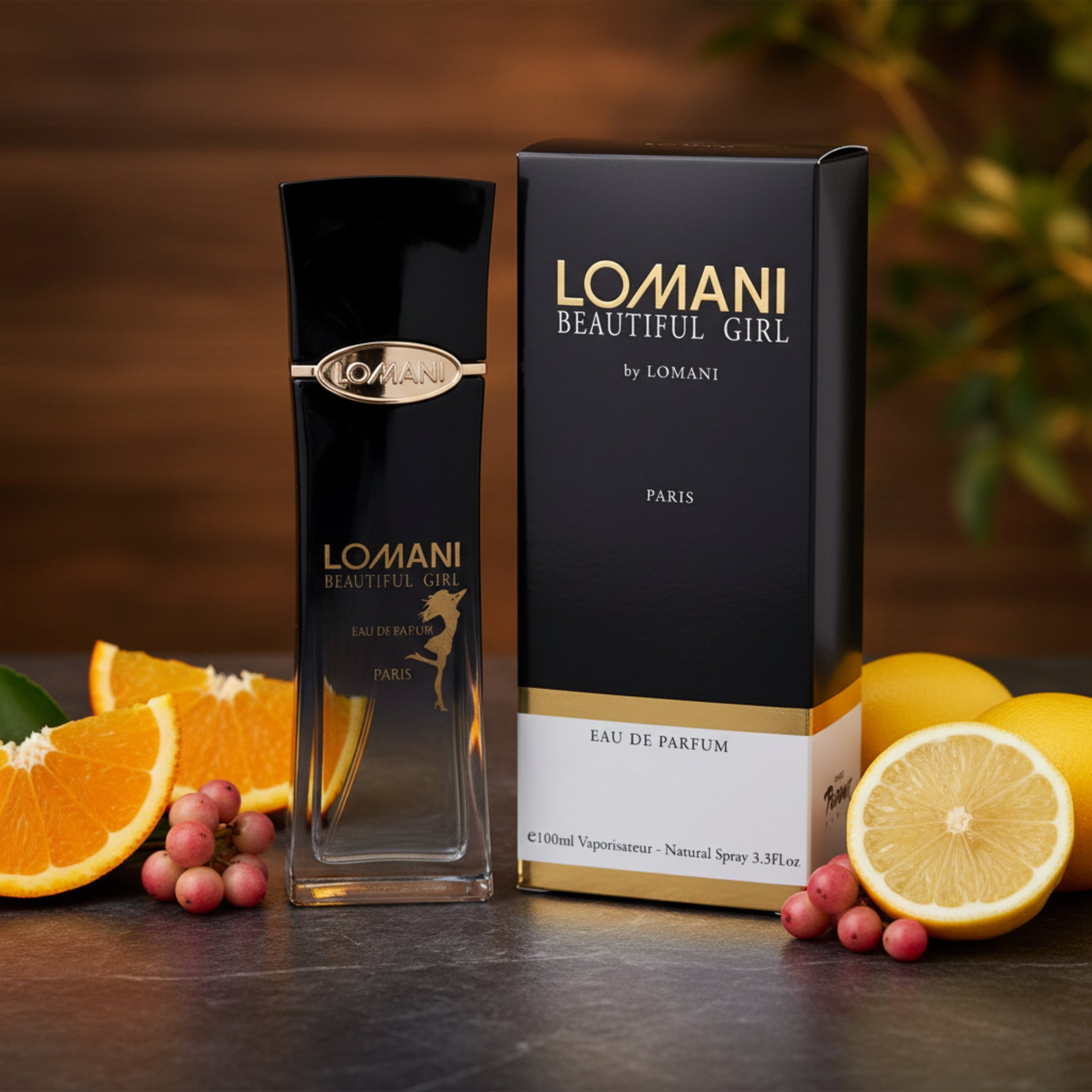Lomani Beautiful Girl EDP Spray Women 3.3 oz 100ml, New Box