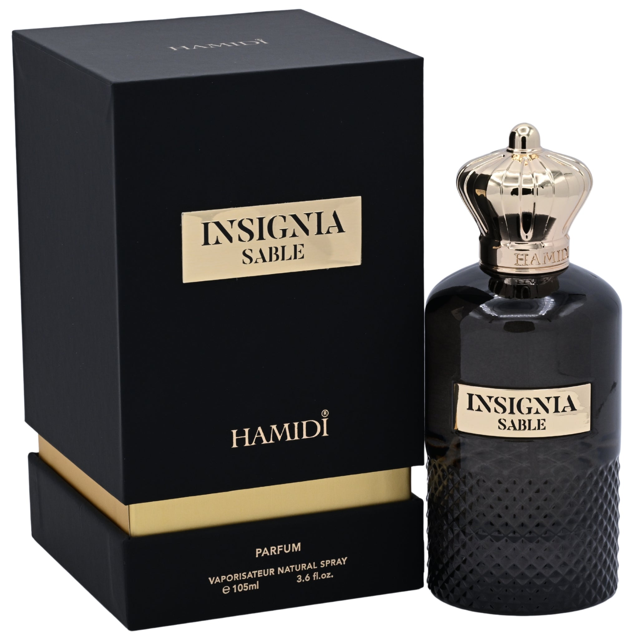 Hamidi Insignia Sable EDP Spray Men, 3.6 oz 105ml Series