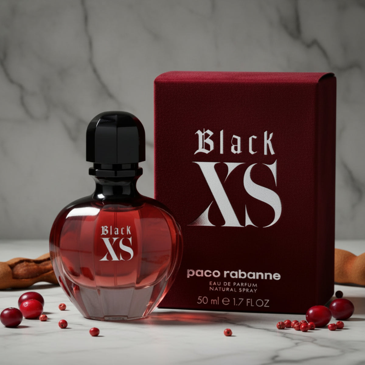 Paco Rabanne Black XS Eau de Parfum Spray for Women 1.7 oz (New in Box)