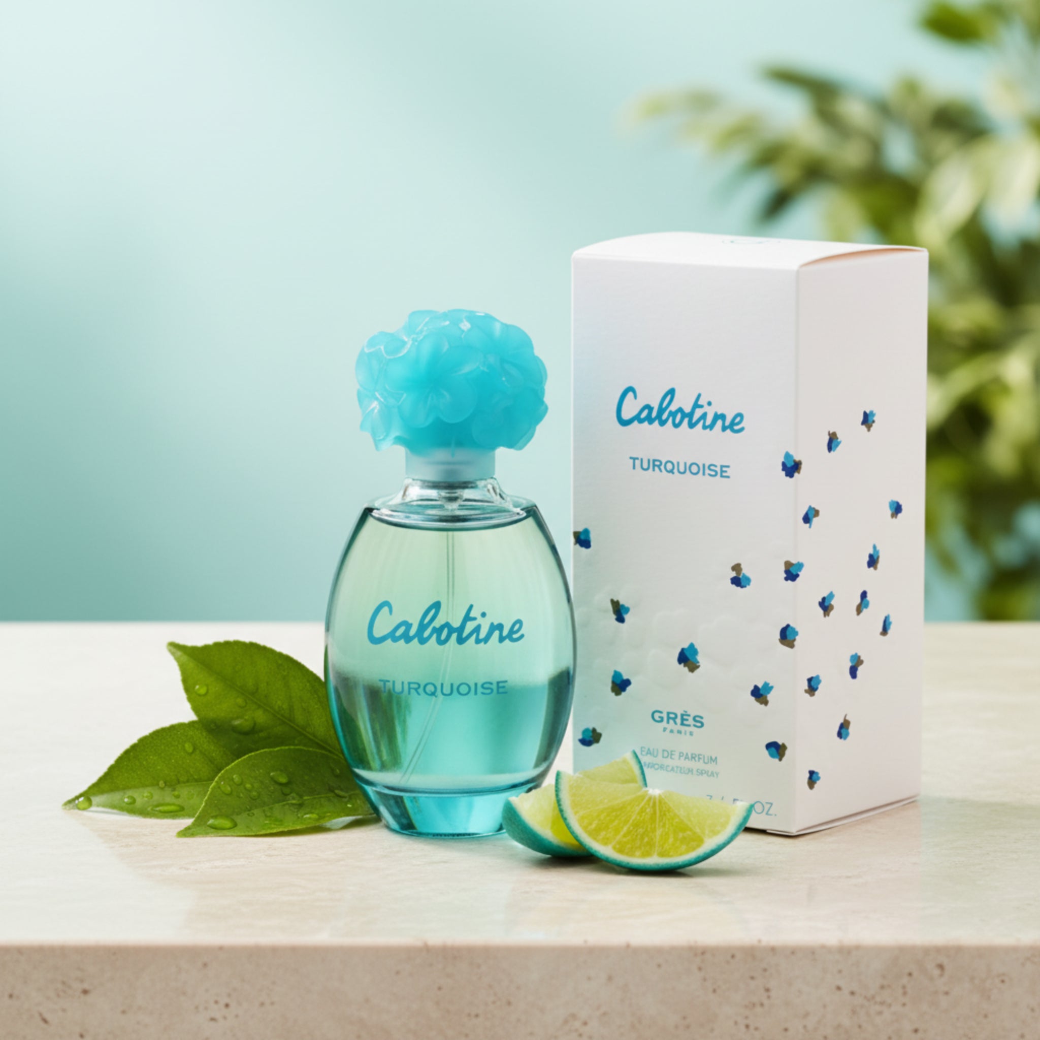Parfums Grès Cabotine Turquoise Eau de Parfum Spray for Women 3.4 oz (100 ml) New in Box