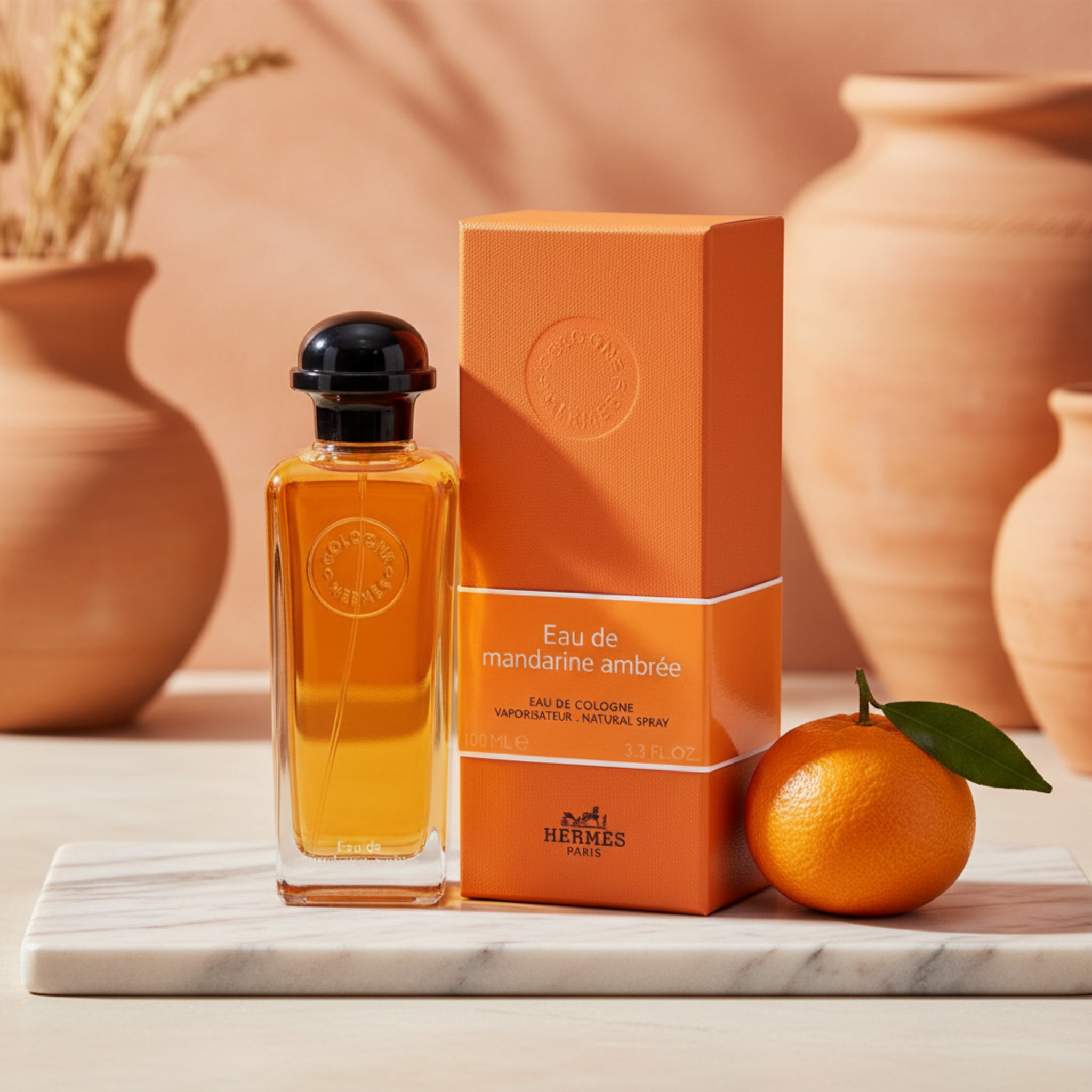 Eau De Mandarine Ambree by Hermes for unisex EDC 3.3 / 3.4 oz New in Box