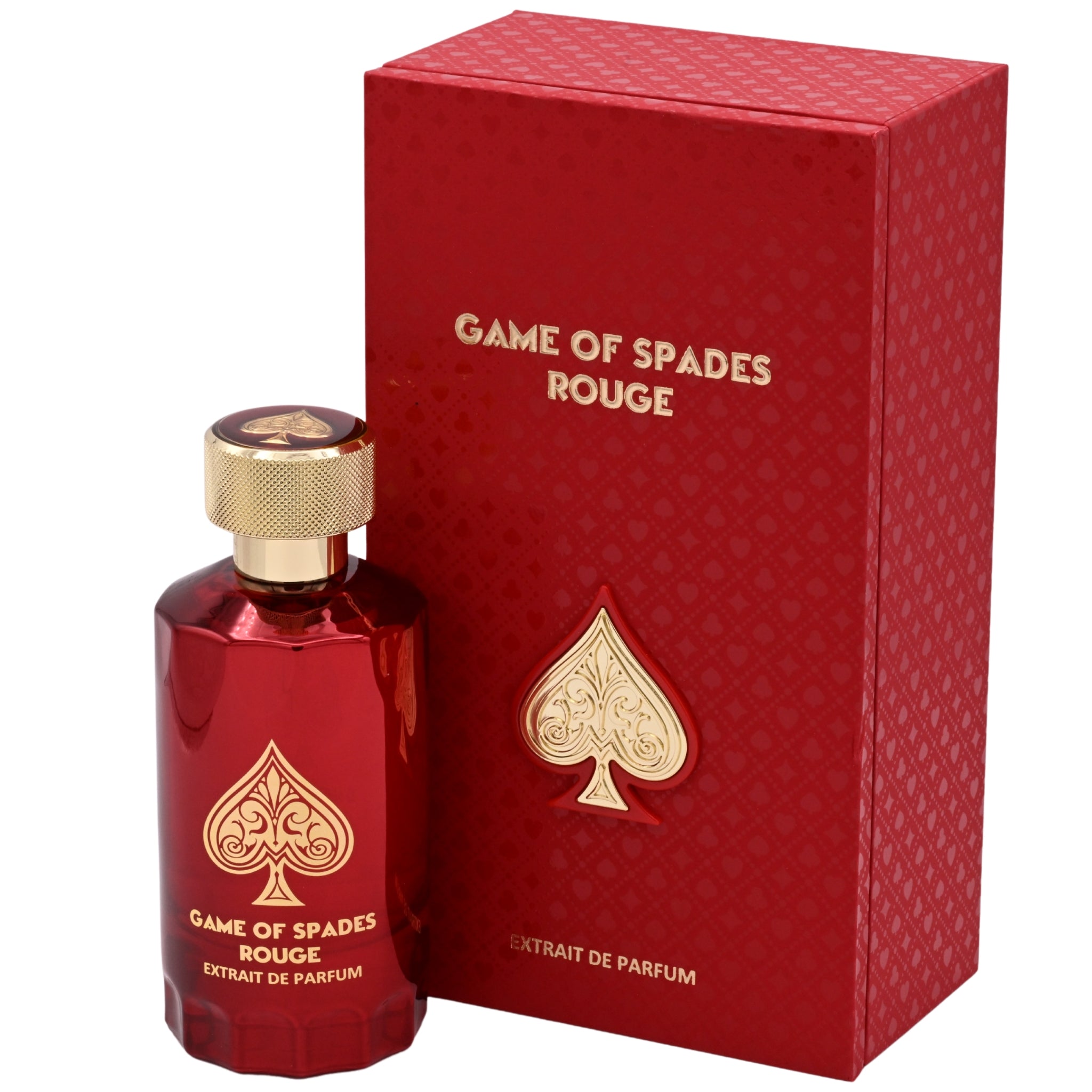 Jo Milano Paris Game of Spades Rouge Extrait de Parfum Spray for Men 3.4 oz (New in Box)