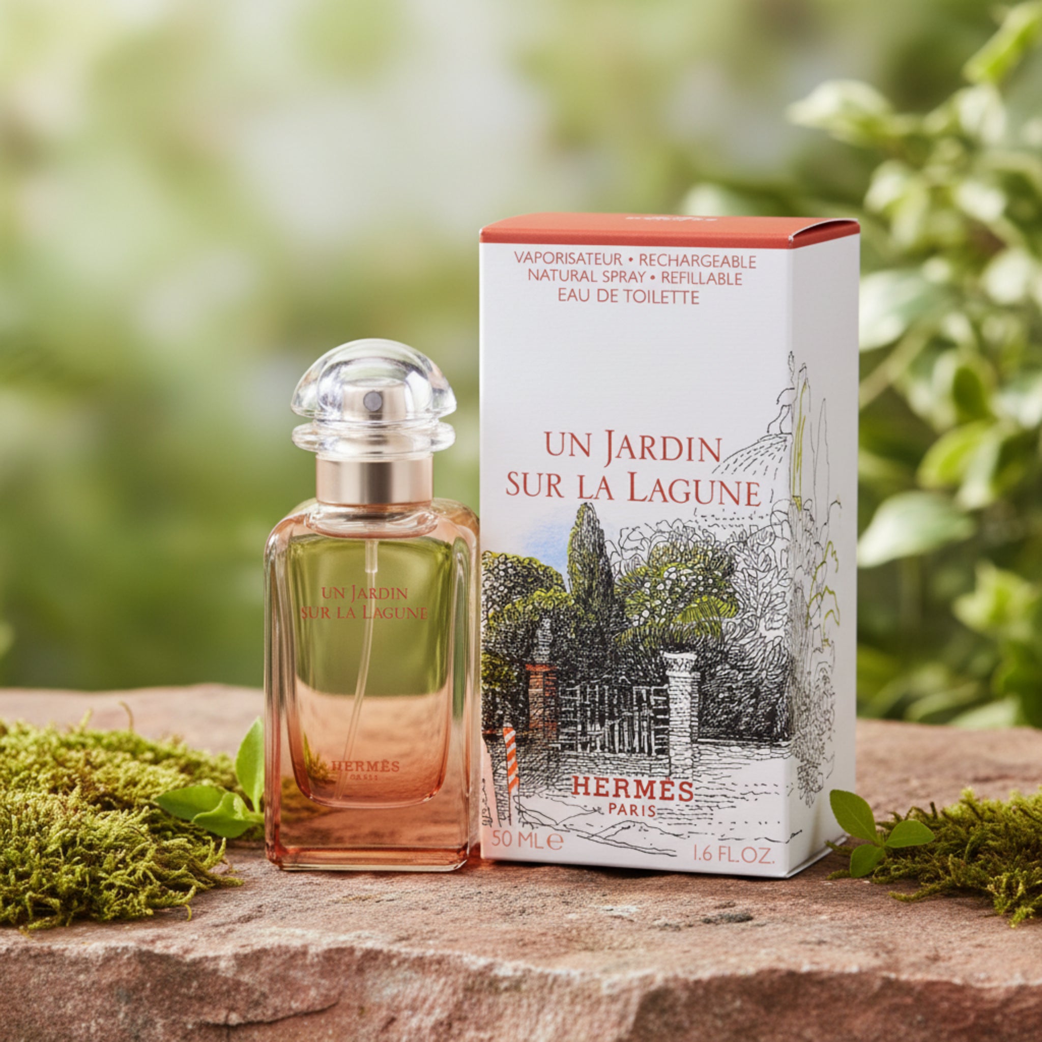 Hermes Un Jardin Sur La Lagune EDT Spray Unisex 1.6 oz 50ml New Box