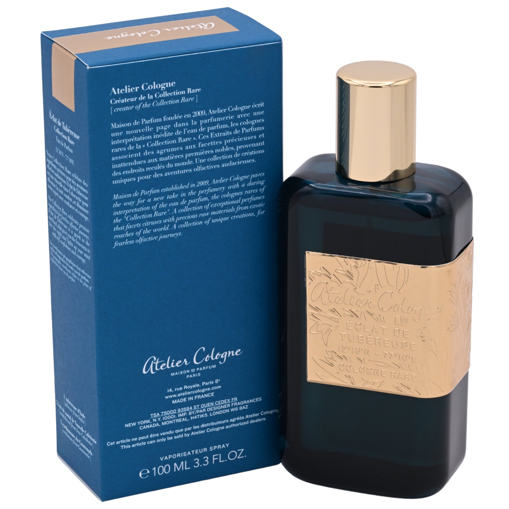 Atelier Cologne Éclat de Tubéreuse Eau de Parfum Spray Unisex 3.4 oz (New in Box)
