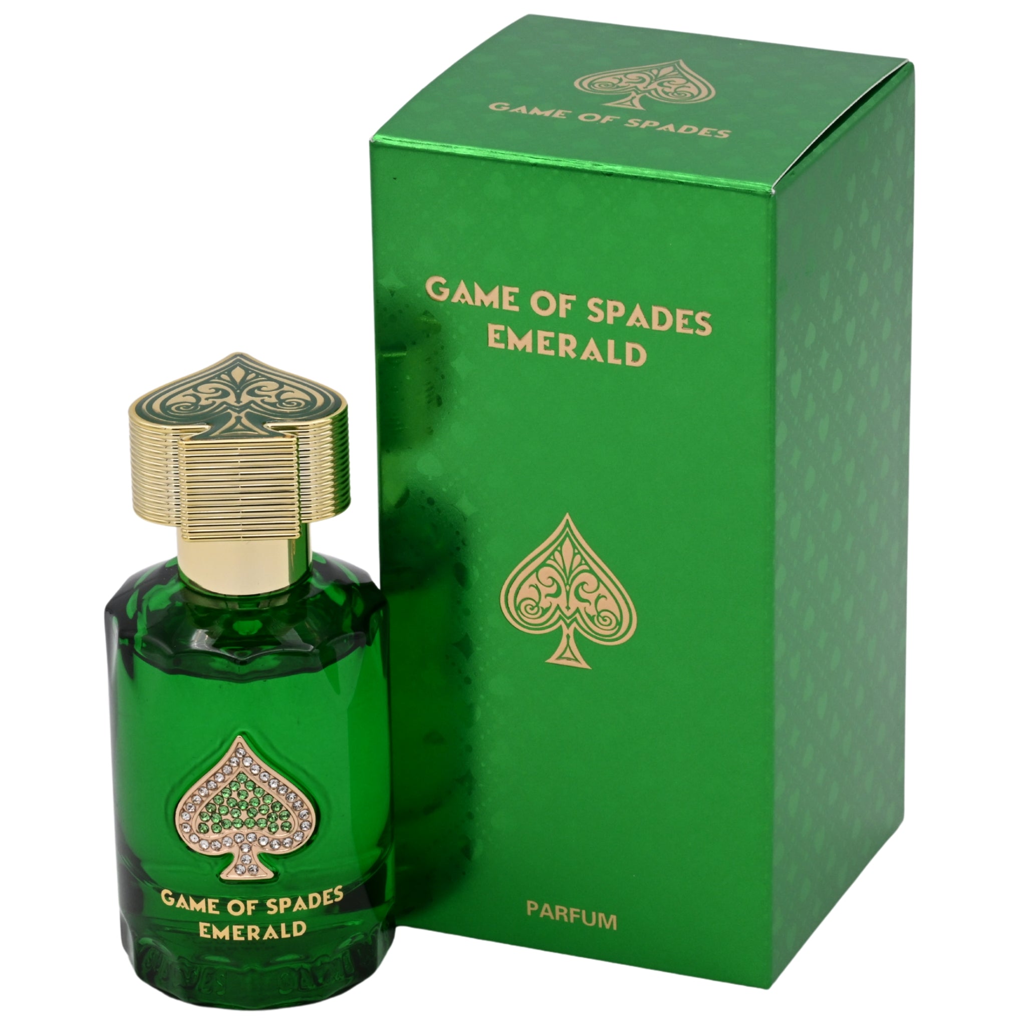 Jo Milano Paris Game of Spades Emerald Parfum Unisex 1.0 fl oz Spray New in Retail Box
