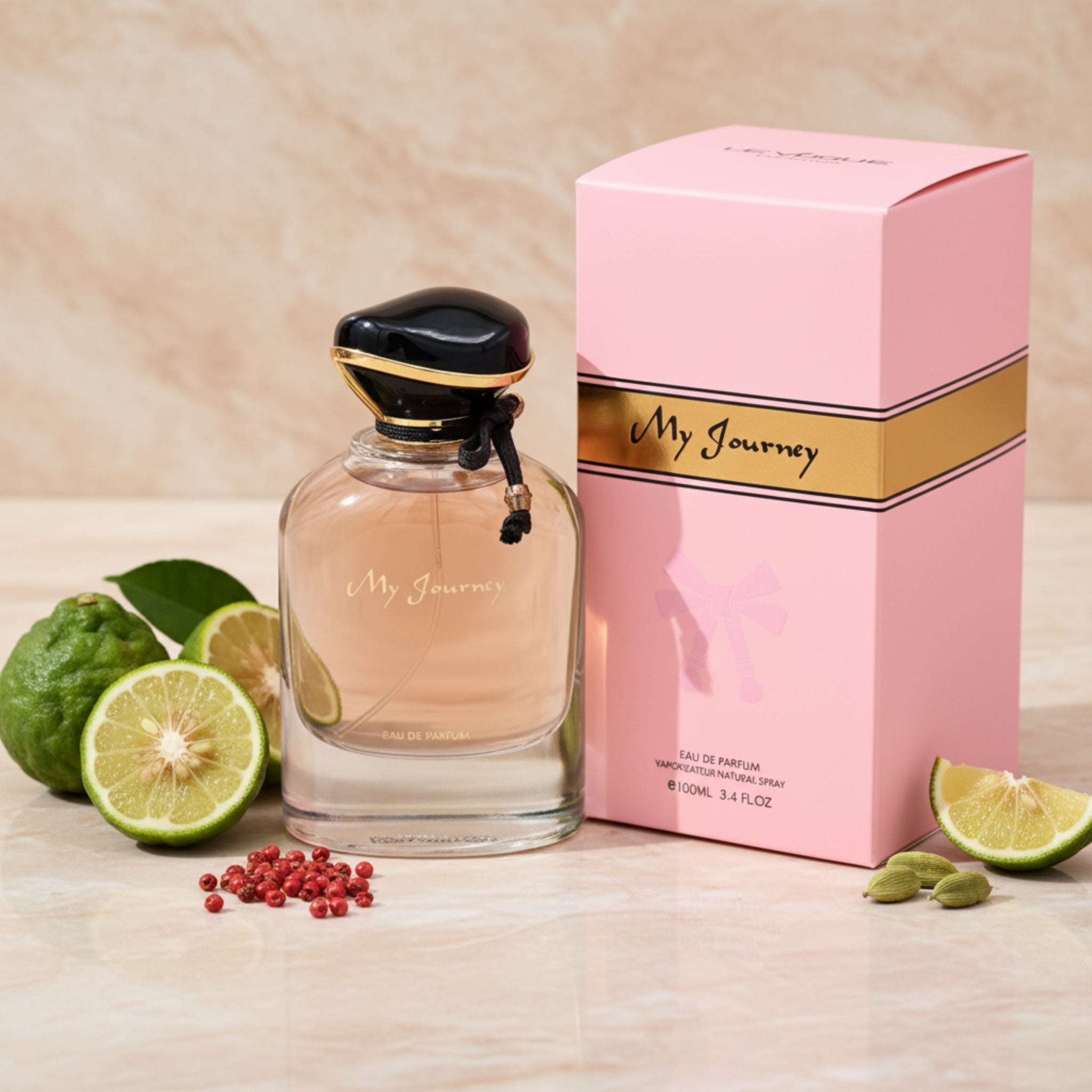 Le Vogue My Journey EDP Spray, Unisex, 3.4 oz 100ml New Box