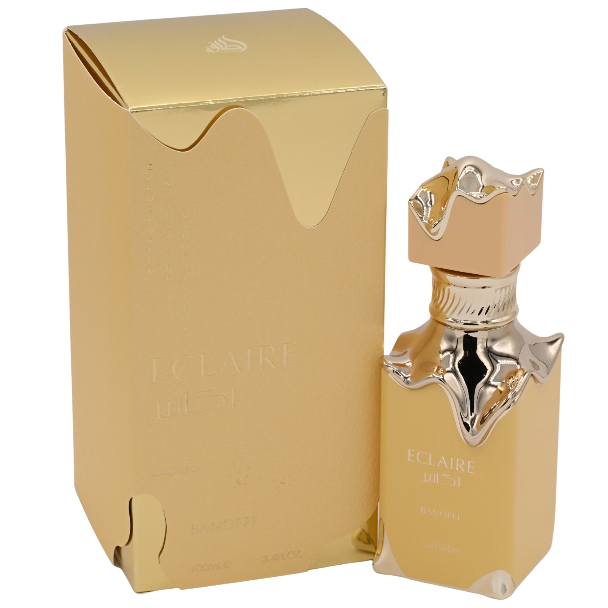 Lattafa Eclaire Banoffi EDP Spray Women, 3.4 oz 100ml New Box