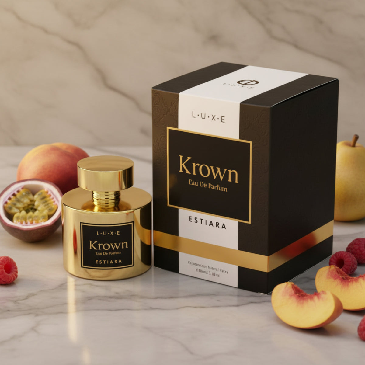 Estiara Luxe Krown Eau de Parfum Spray for Women 3.4 oz (100 ml)