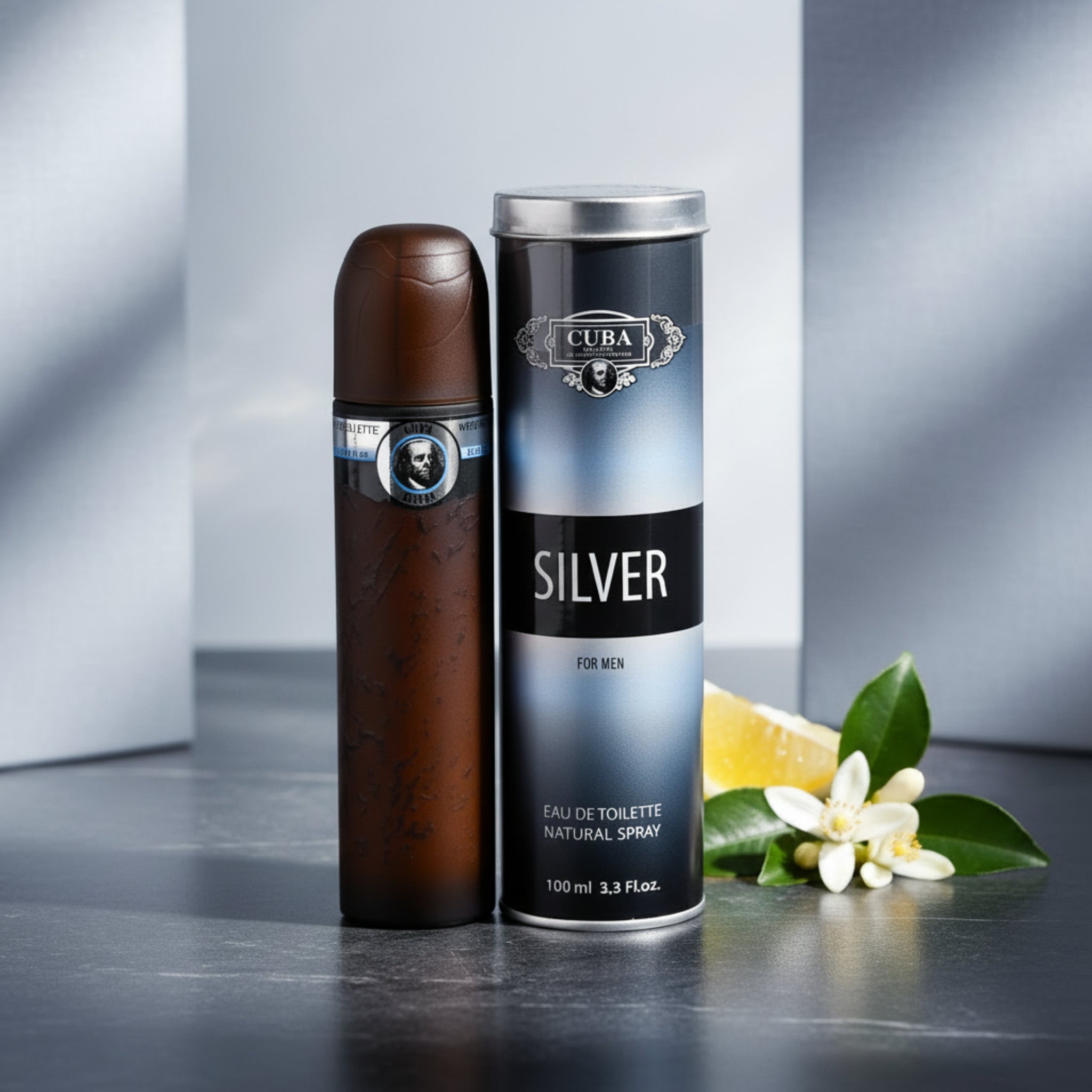 Cuba Silver by Cuba Eau de Toilette (EDT) Spray for Men 3.3 oz
