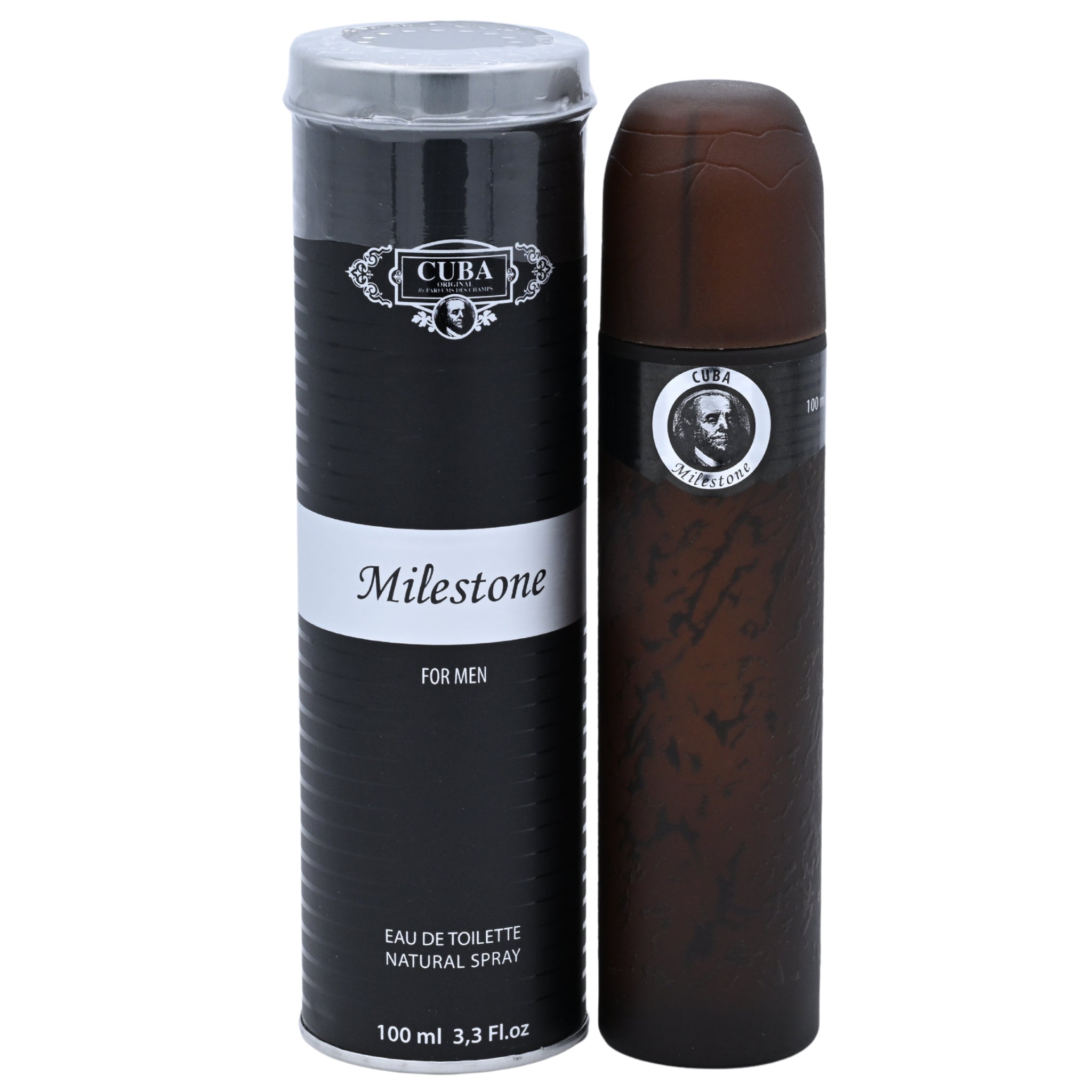 Cuba Milestone Eau de Toilette (EDT) Spray for Men 3.3 oz (New in Can)