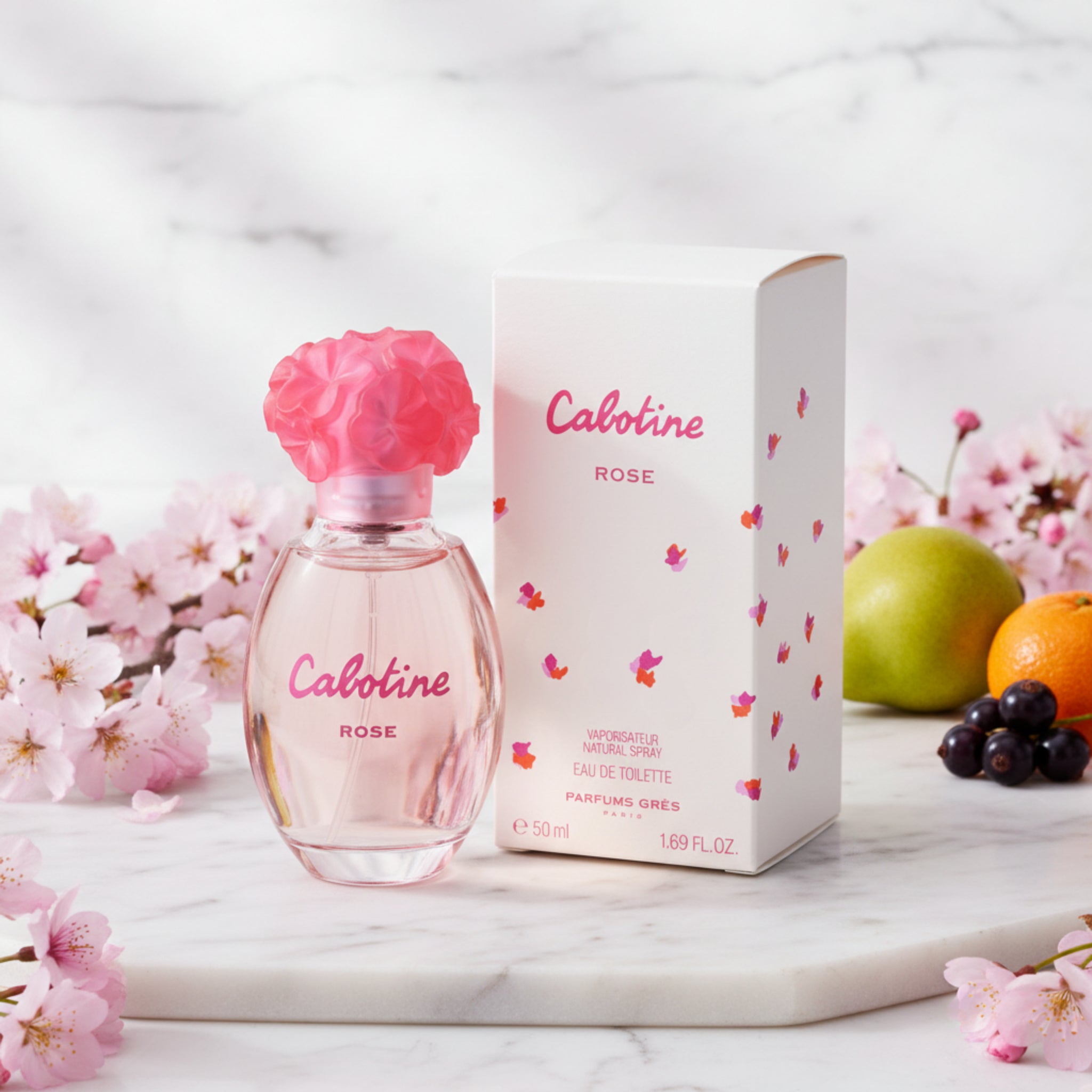 Parfums Grès Cabotine Rose Eau de Toilette Spray for Women, 1.7 fl oz (50 ml) - New Retail Box