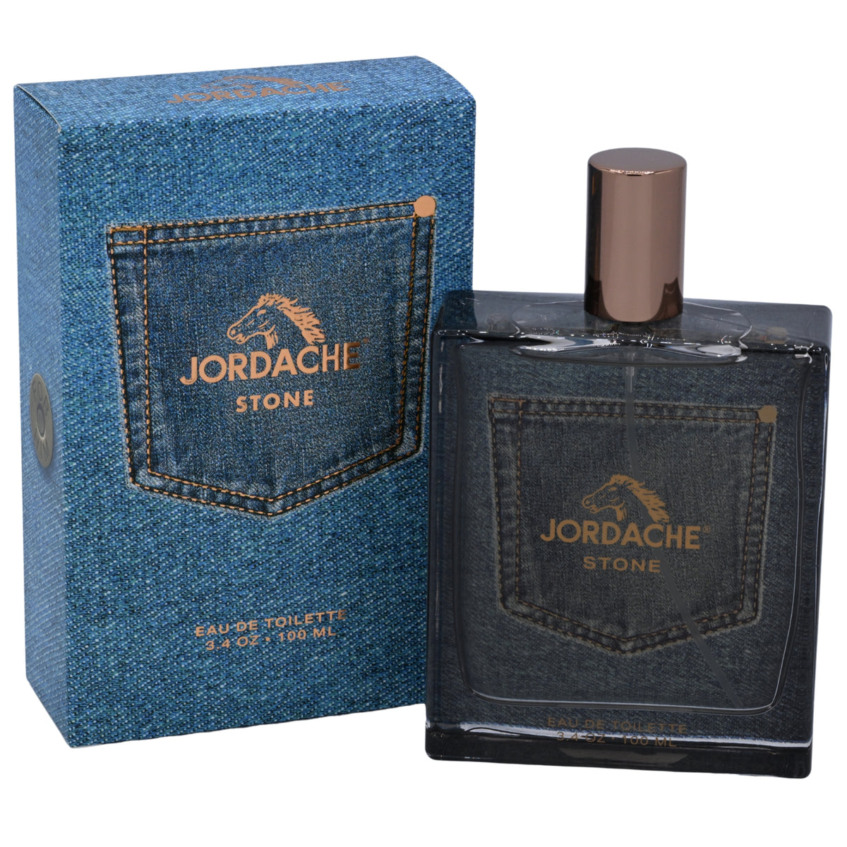 Jordache Stone Eau de Toilette (EDT) Spray for Men 3.4 oz New in Retail Box