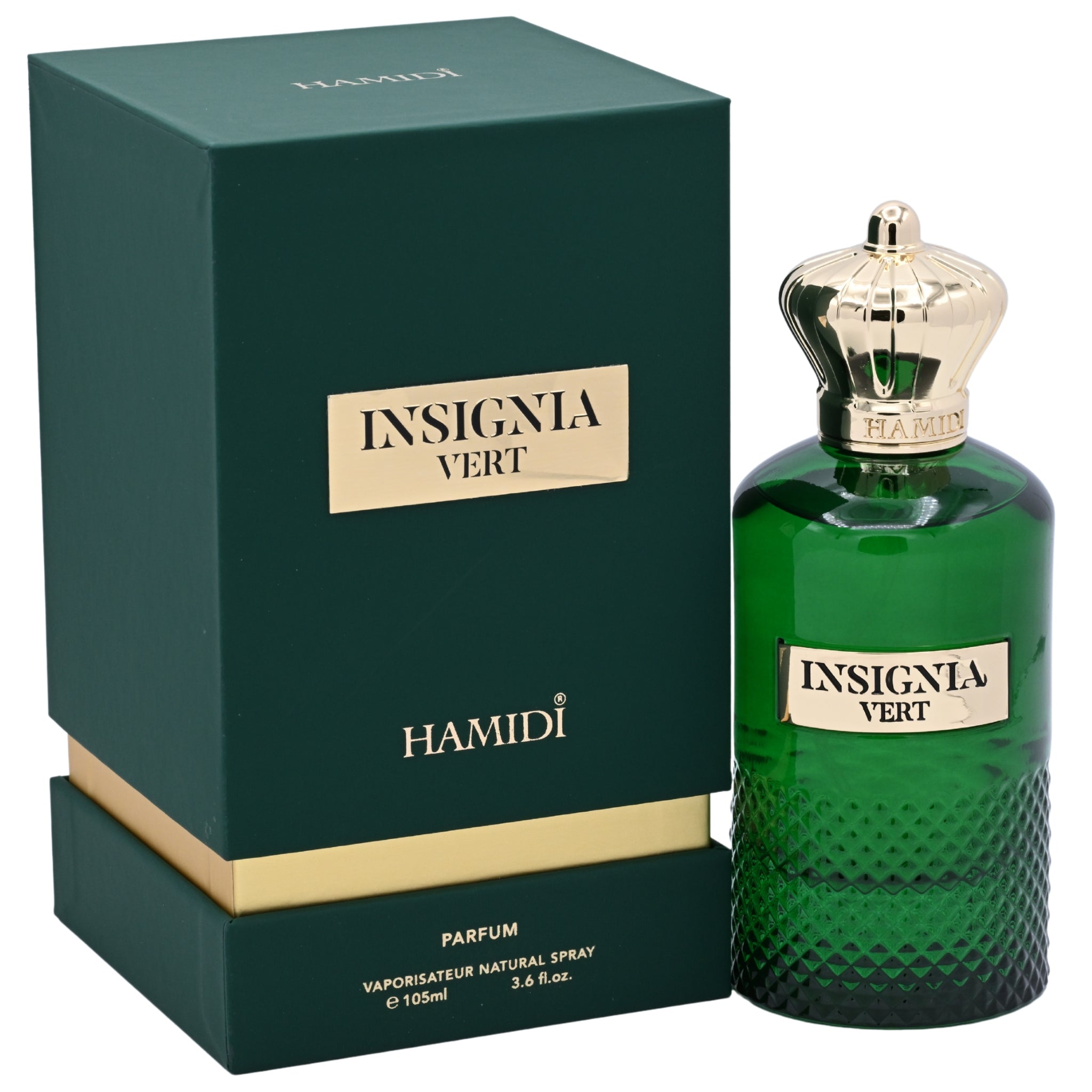 Hamidi Insignia Vert Parfum Spray for Unisex 3.6 fl oz (105ml) - Hamidi