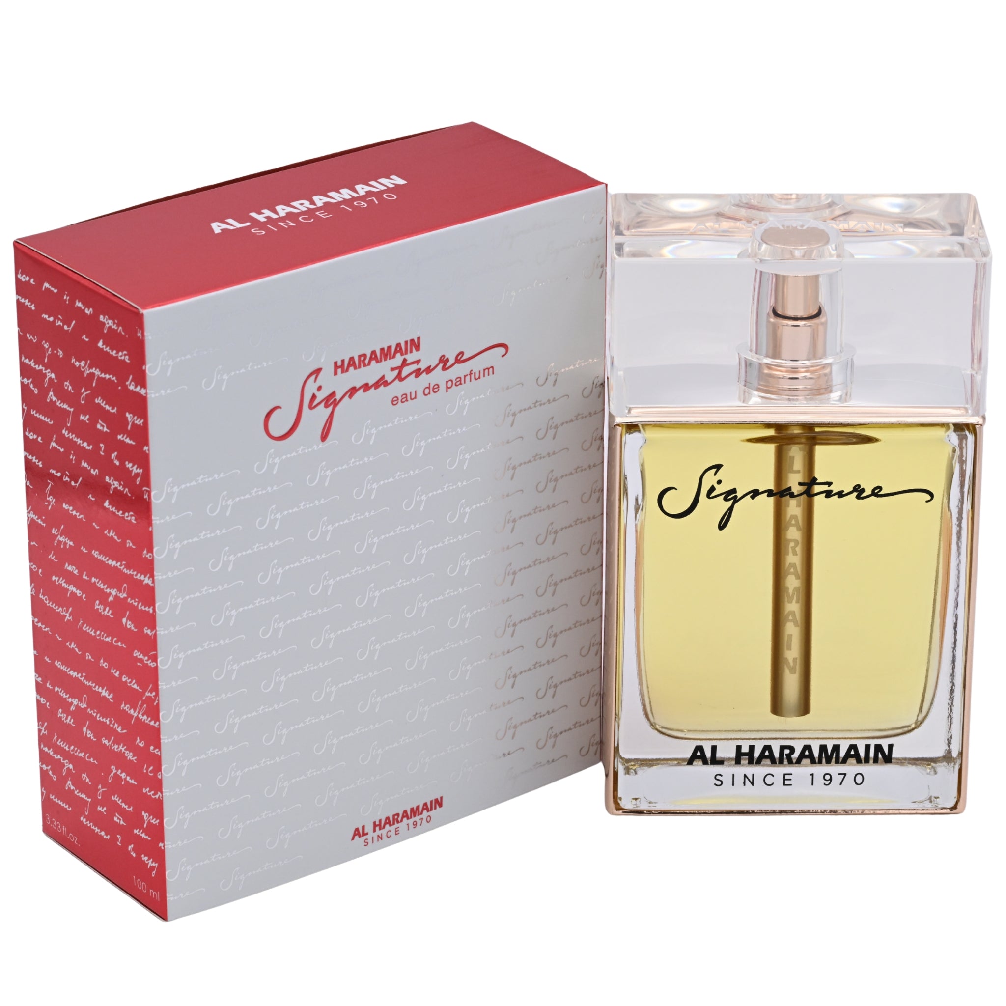 Al Haramain Signature Rose Gold Eau de Parfum Spray for Women 3.4 oz (100 ml) New Retail Box