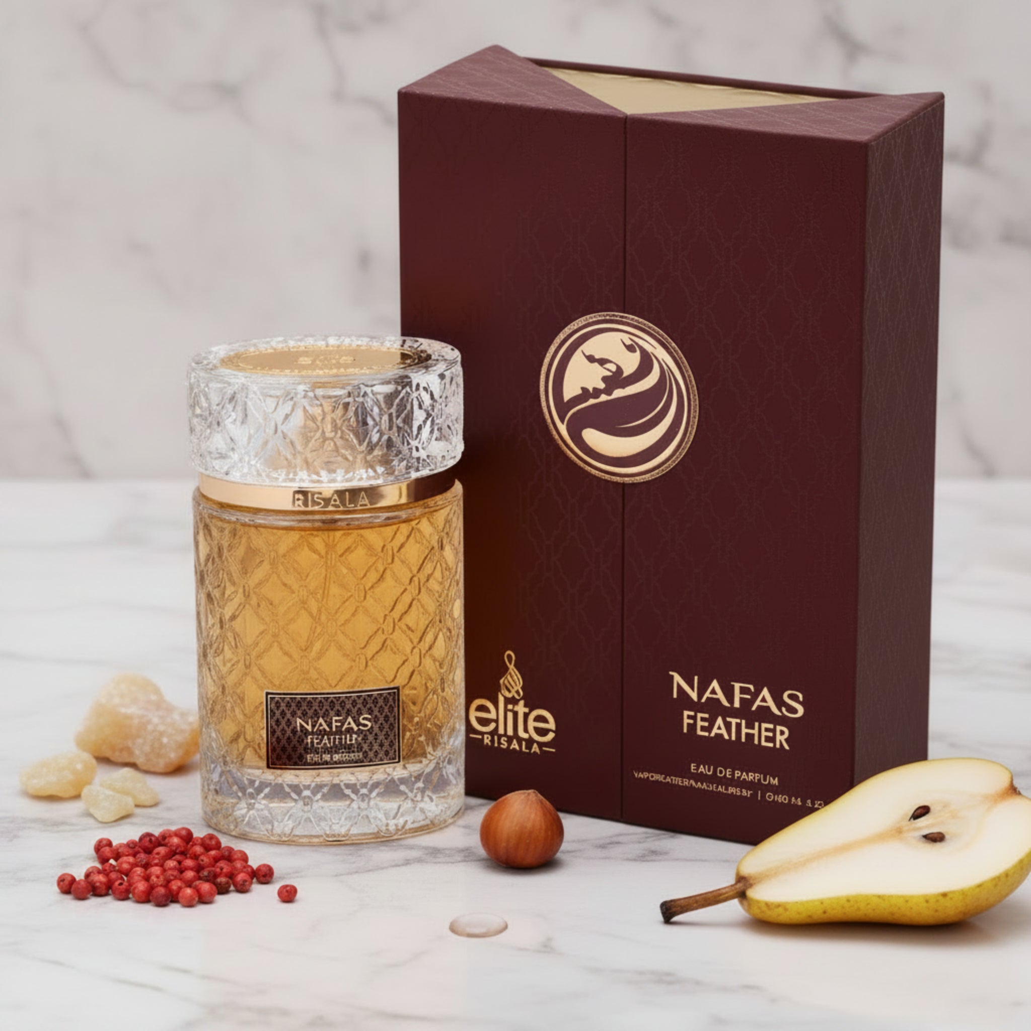 Risala Elite Nafas Feather EDP Spray Men 3.4 oz 100ml New Box