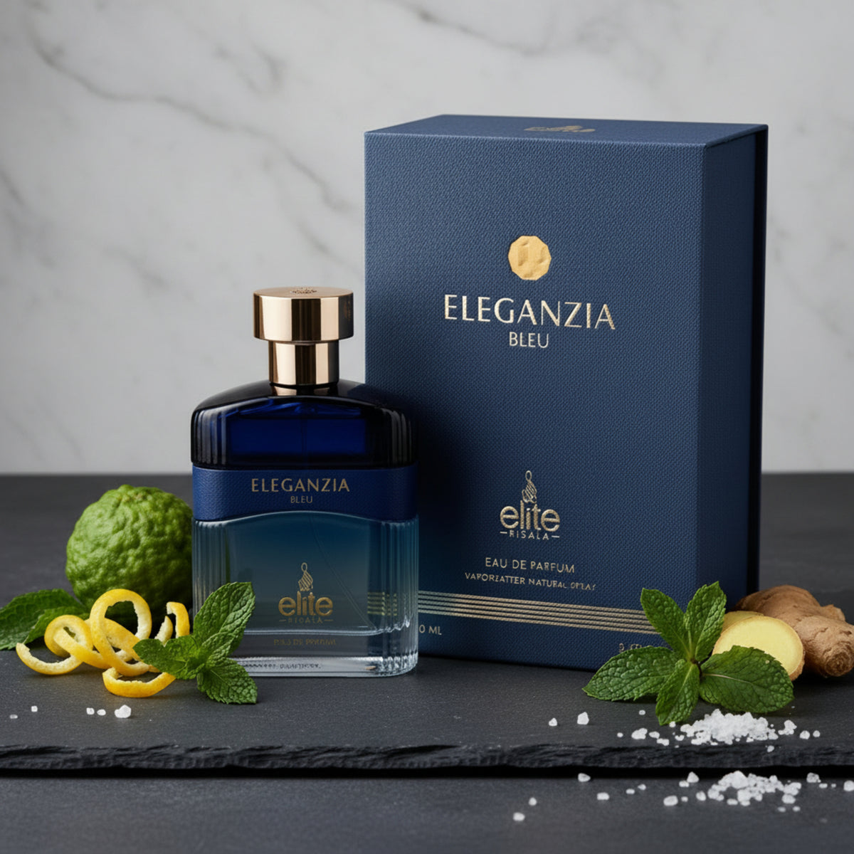 Risala Elite Eleganzia Bleu EDP Spray Unisex 3.4 oz 100ml New Box
