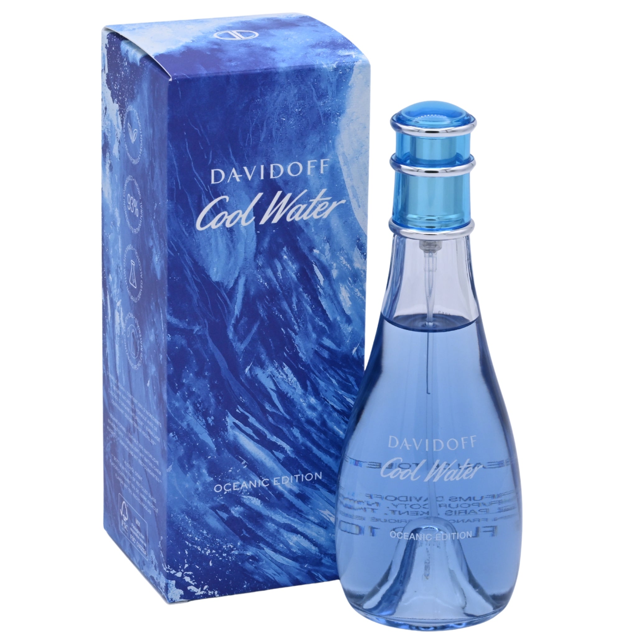 Davidoff Cool Water Oceanic Edition Eau de Toilette Spray for Women 3.3 oz (100 ml) by Davidoff