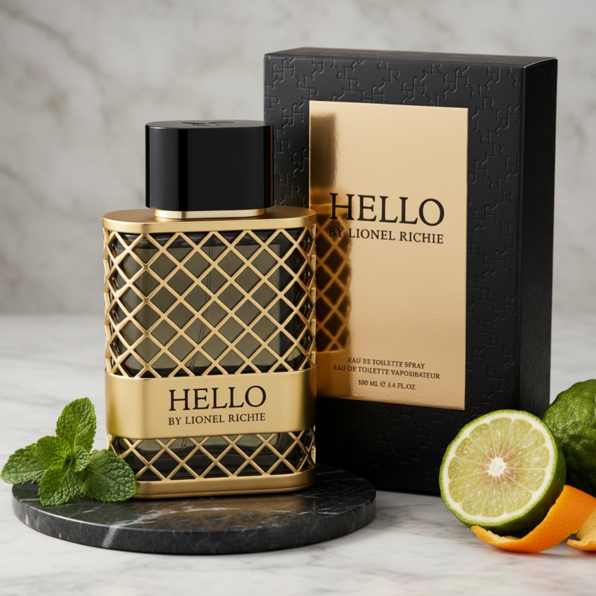 Lionel Richie Hello Eau de Toilette (EDT) Spray for Men 3.4 oz New Retail Box