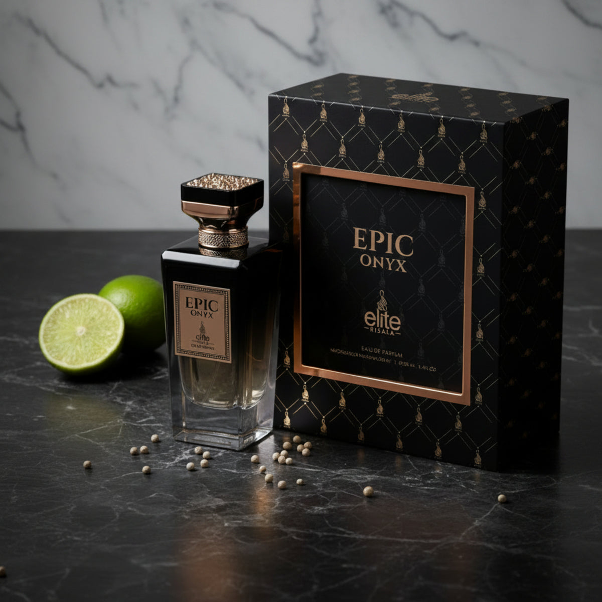 Risala Elite Epic Onyx EDP Spray Unisex 3.4 oz 100ml New Box